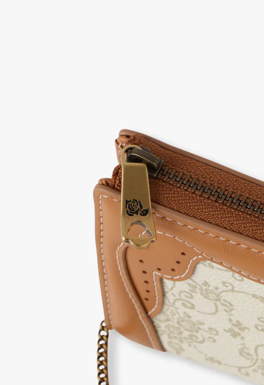 Lacey Roses Small Wallet - Beige - Image 5