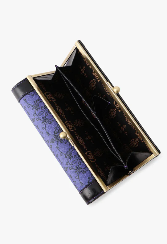 Lacey Roses Wallet - Purple - Image 4