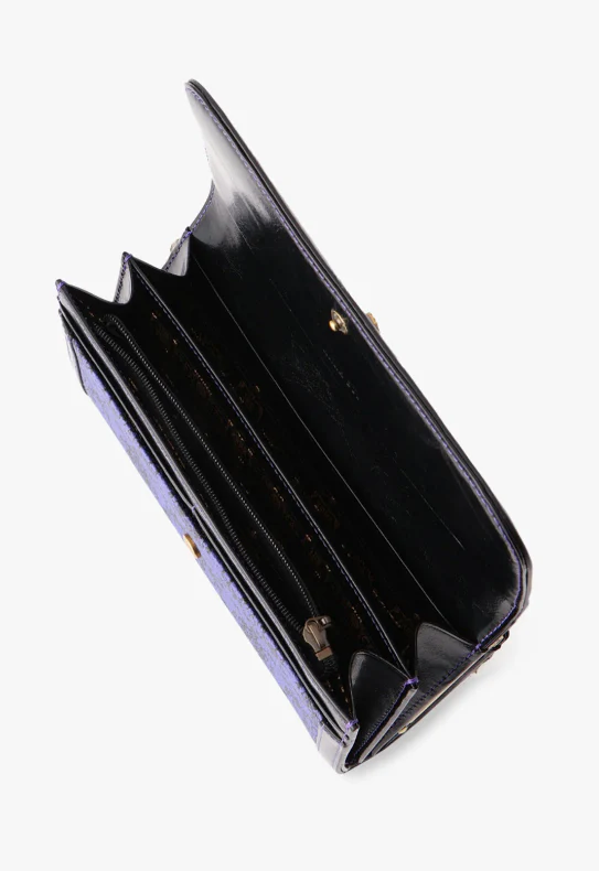 Lacey Roses Wallet - Purple - Image 5