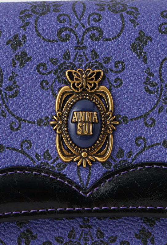 Lacey Roses Wallet - Purple - Image 6