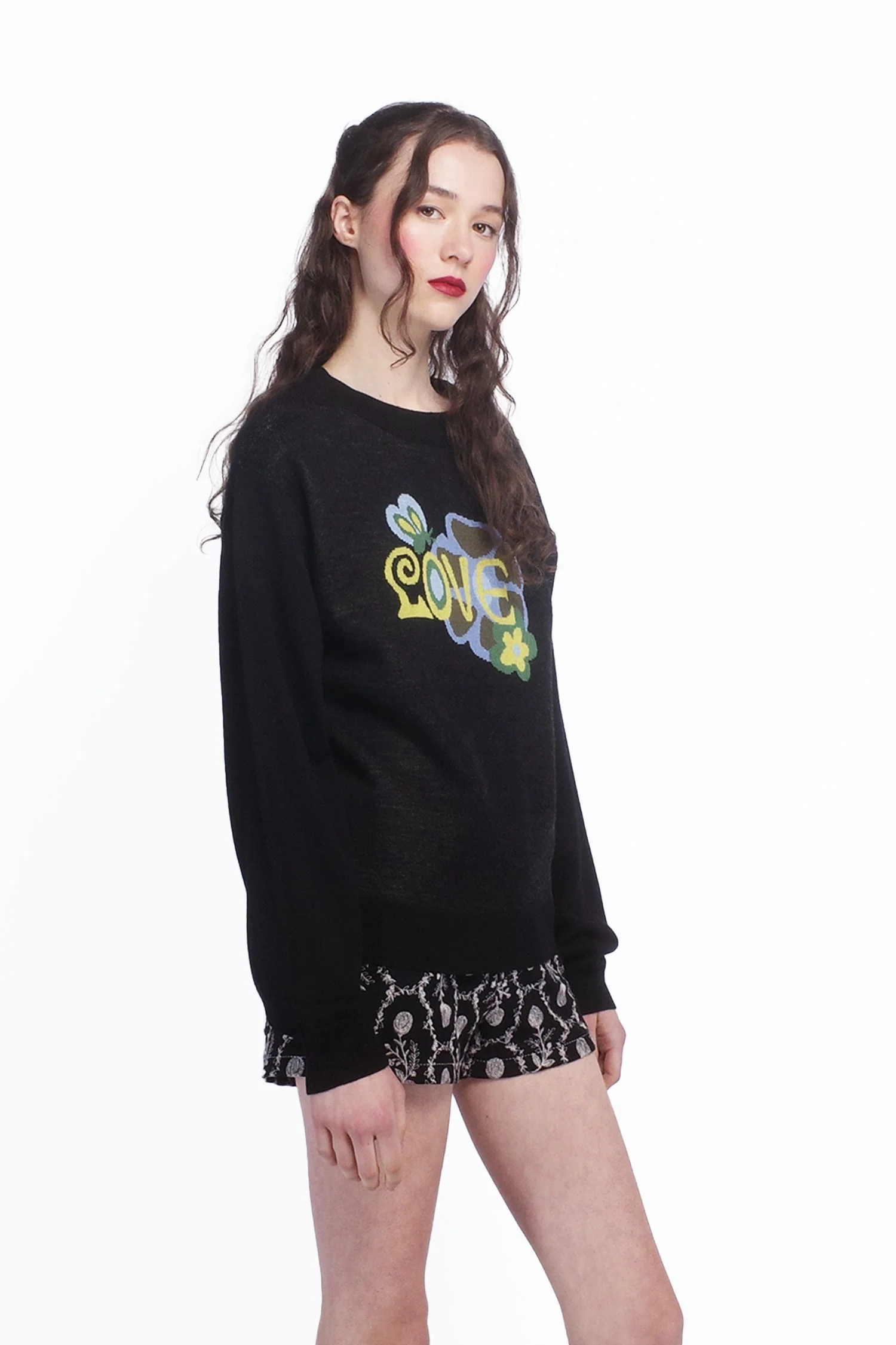 Knitwear Love Sweater Black - Image 3