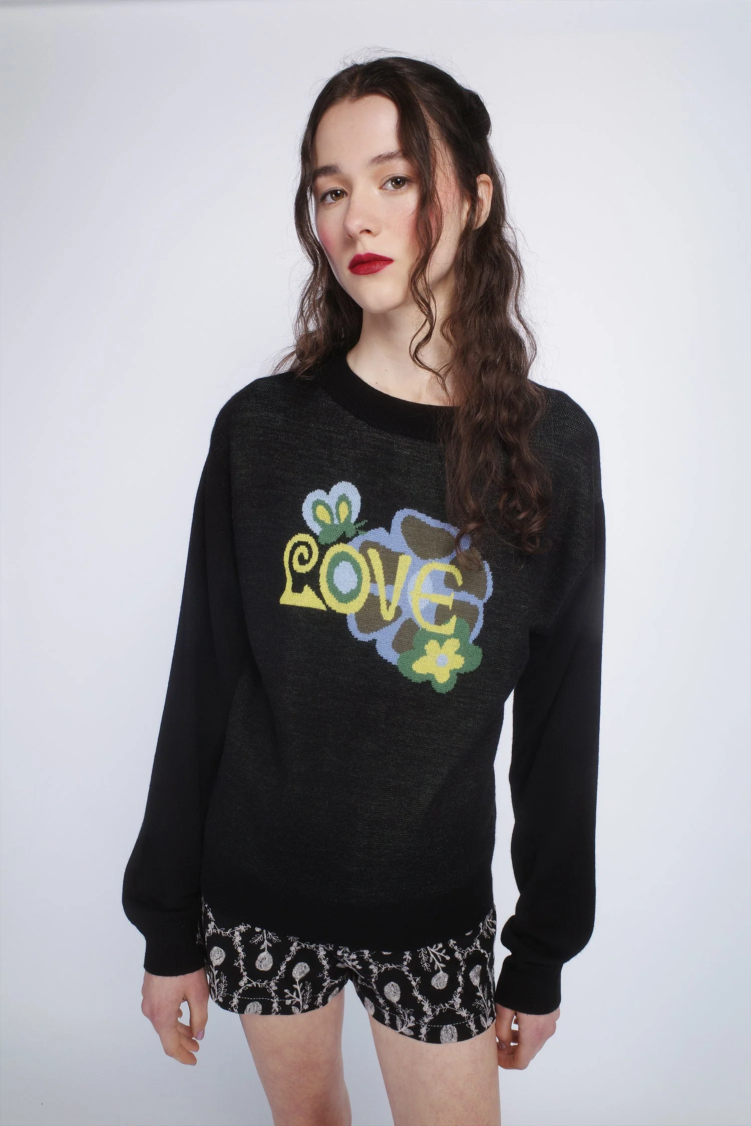 Knitwear Love Sweater Black - Image 7
