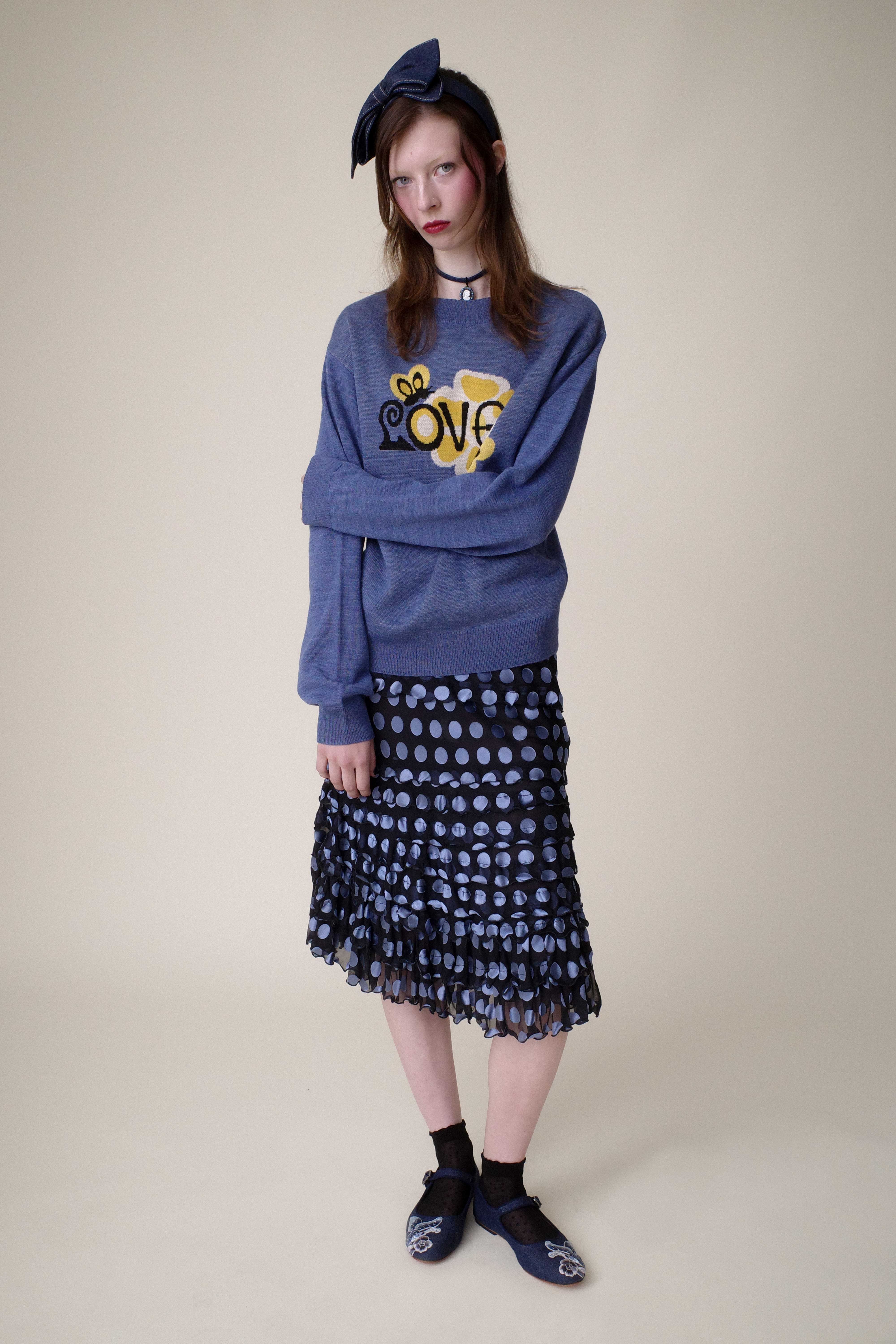 Knitwear Love Sweater Cornflower - Image 7