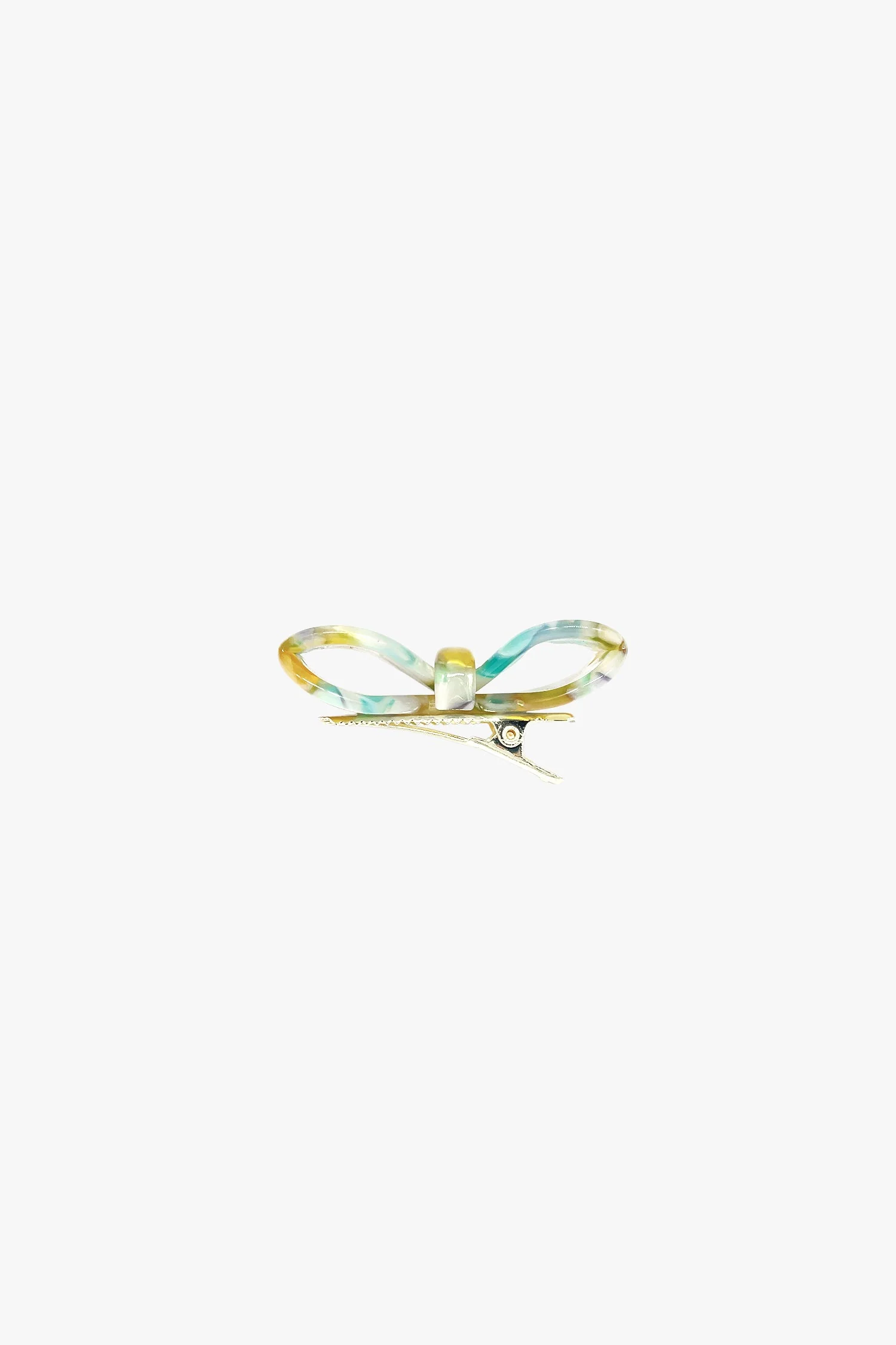 Love Puff Bow Side Clamp - Honey Mix - Image 2