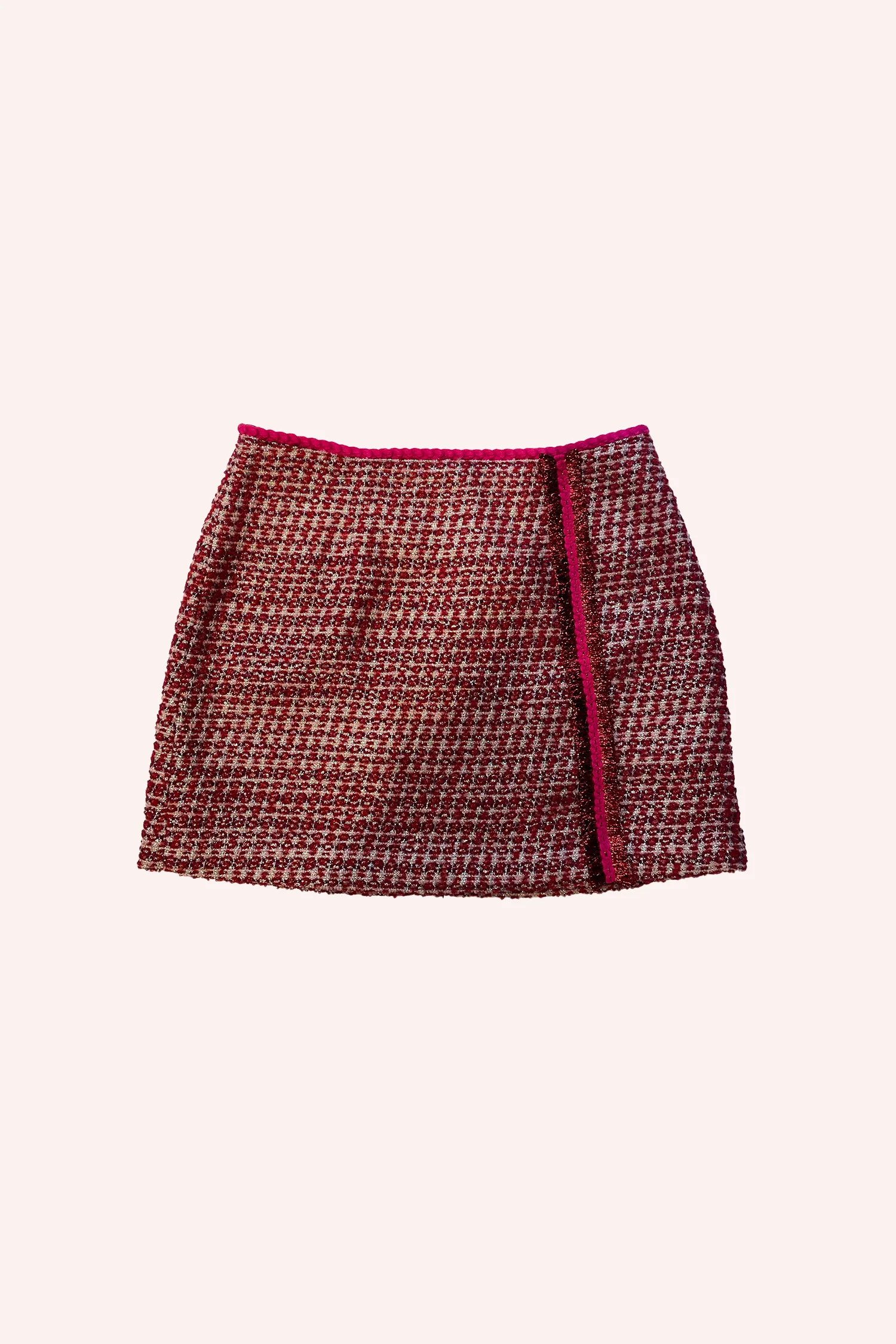 Lurex Tweed Mini Skirt - Image 6