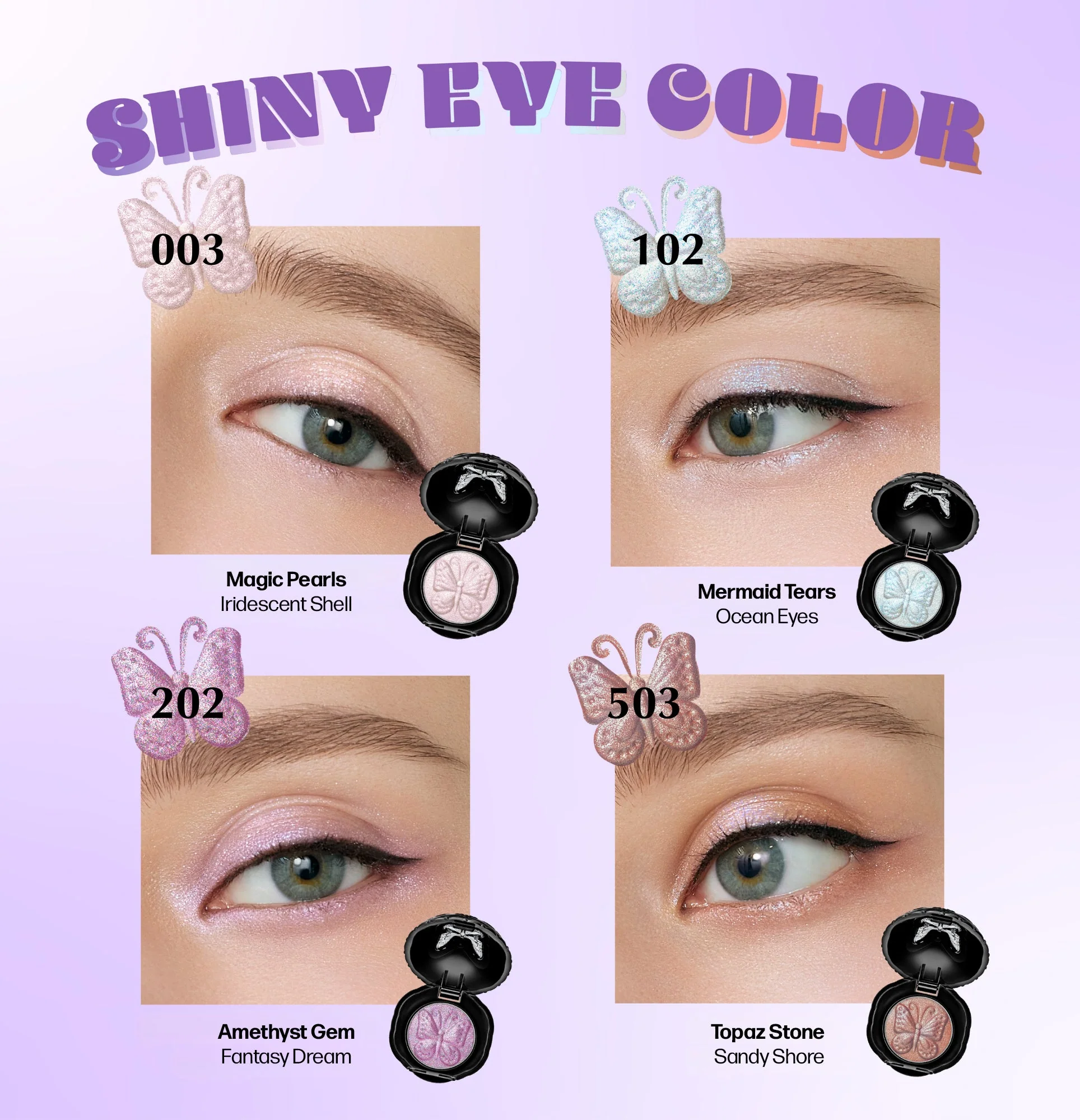 New: Anna Sui Shiny Eye Color - Image 18