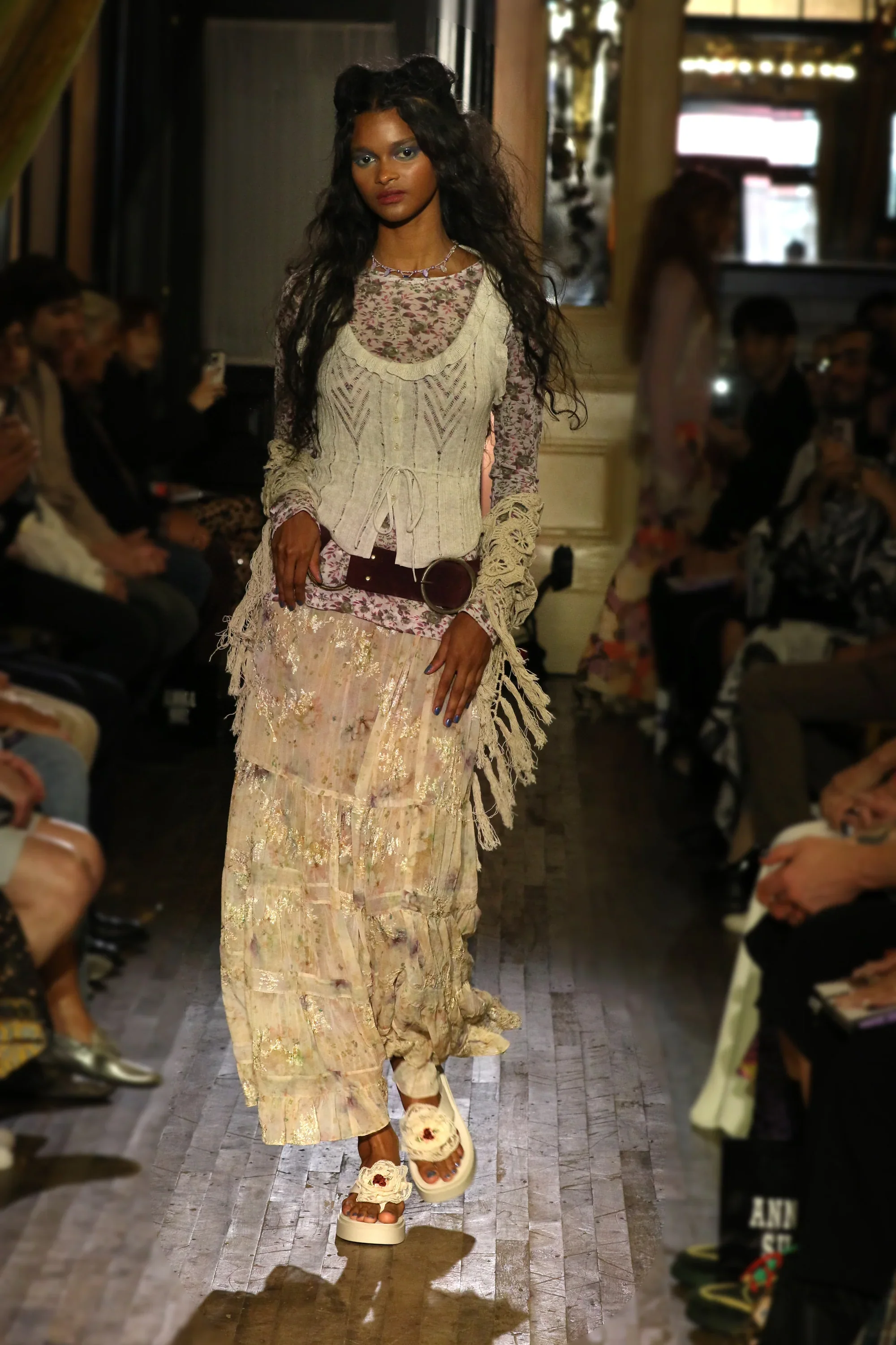 Oasis Blooms Tiered Skirt - Image 6
