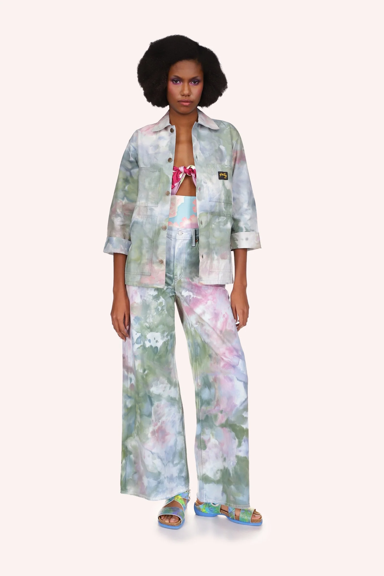 Ocean Tie Dye Jacket - Image 5