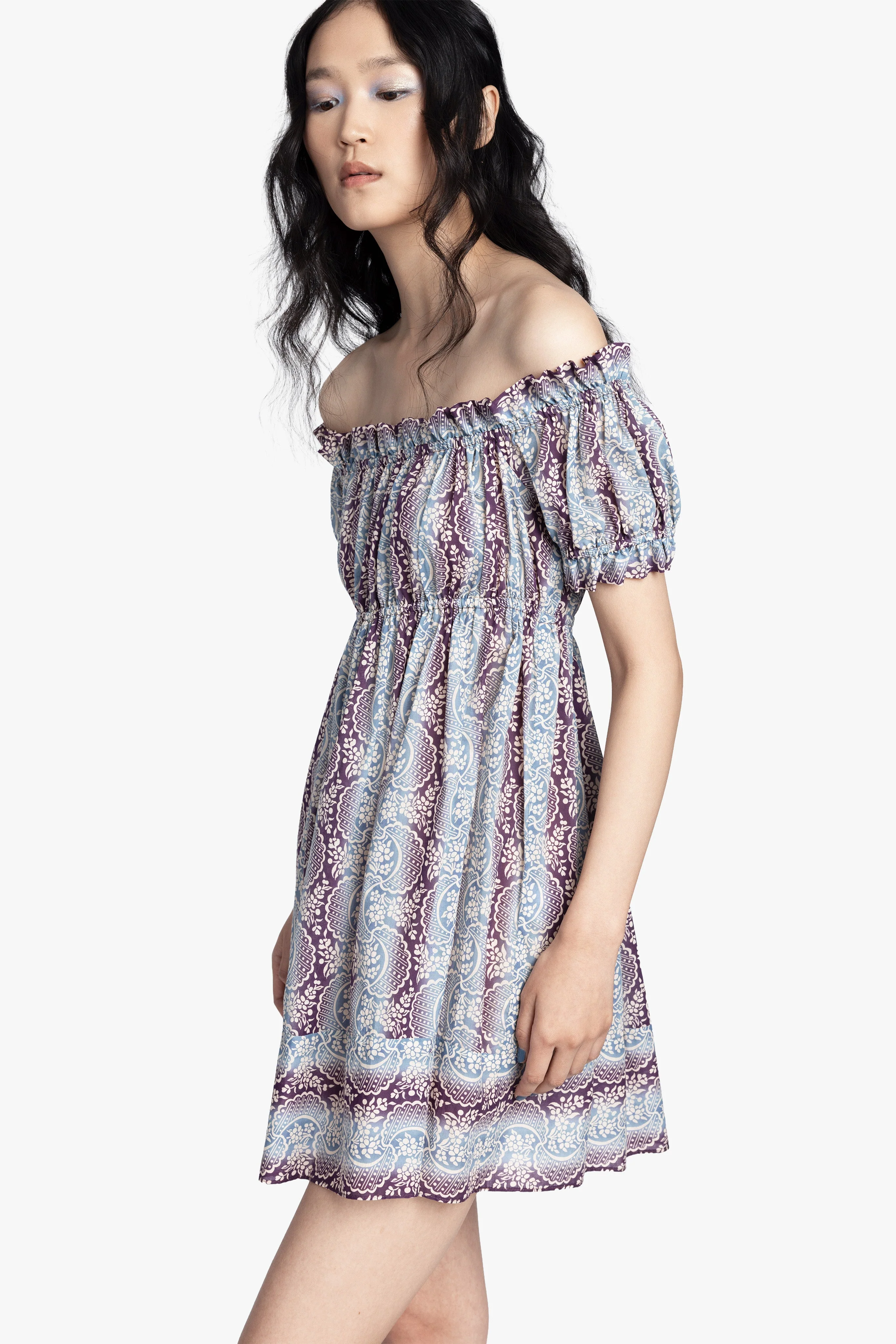 Ombre Ribbons Cotton Dress - Image 2