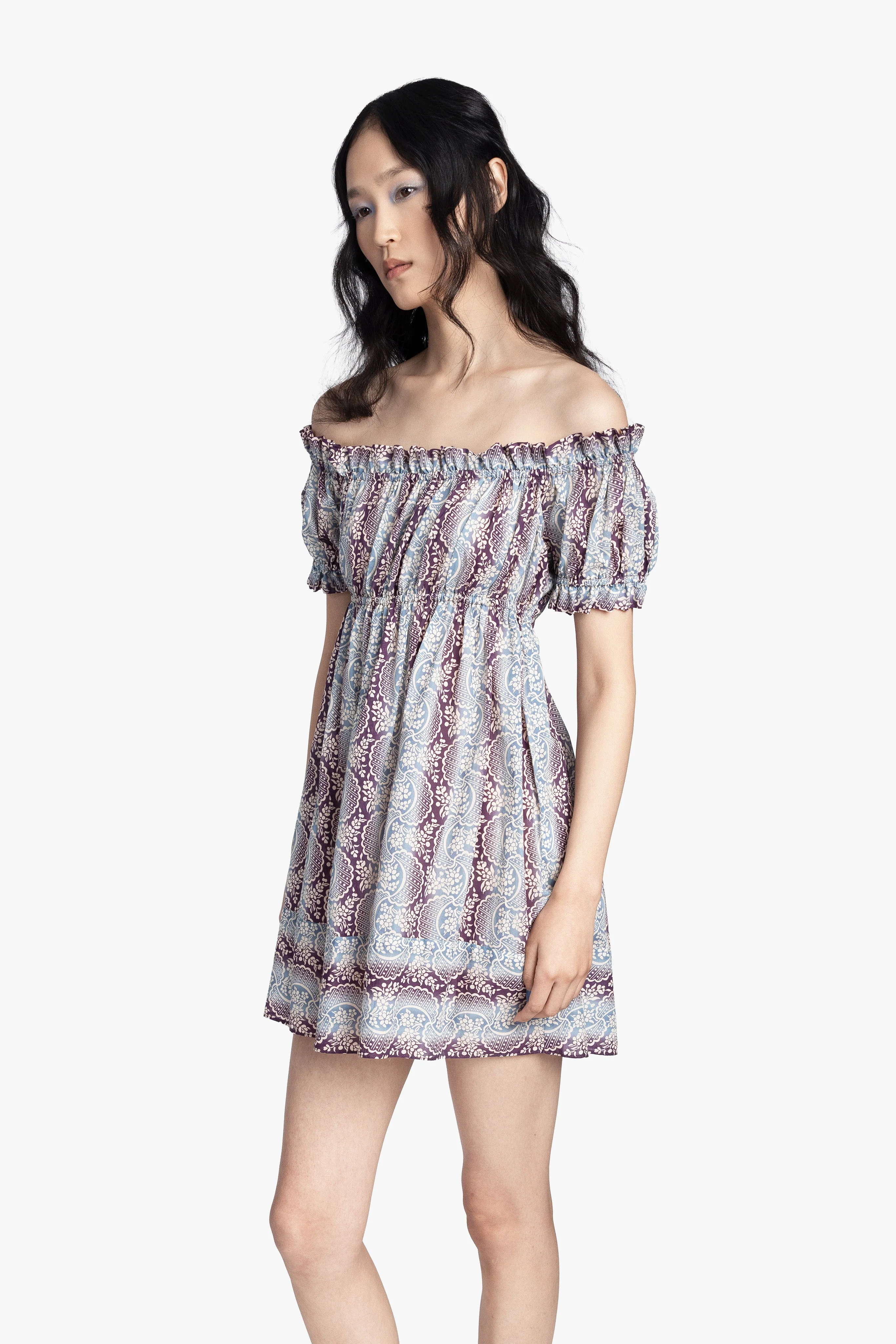 Ombre Ribbons Cotton Dress - Image 3