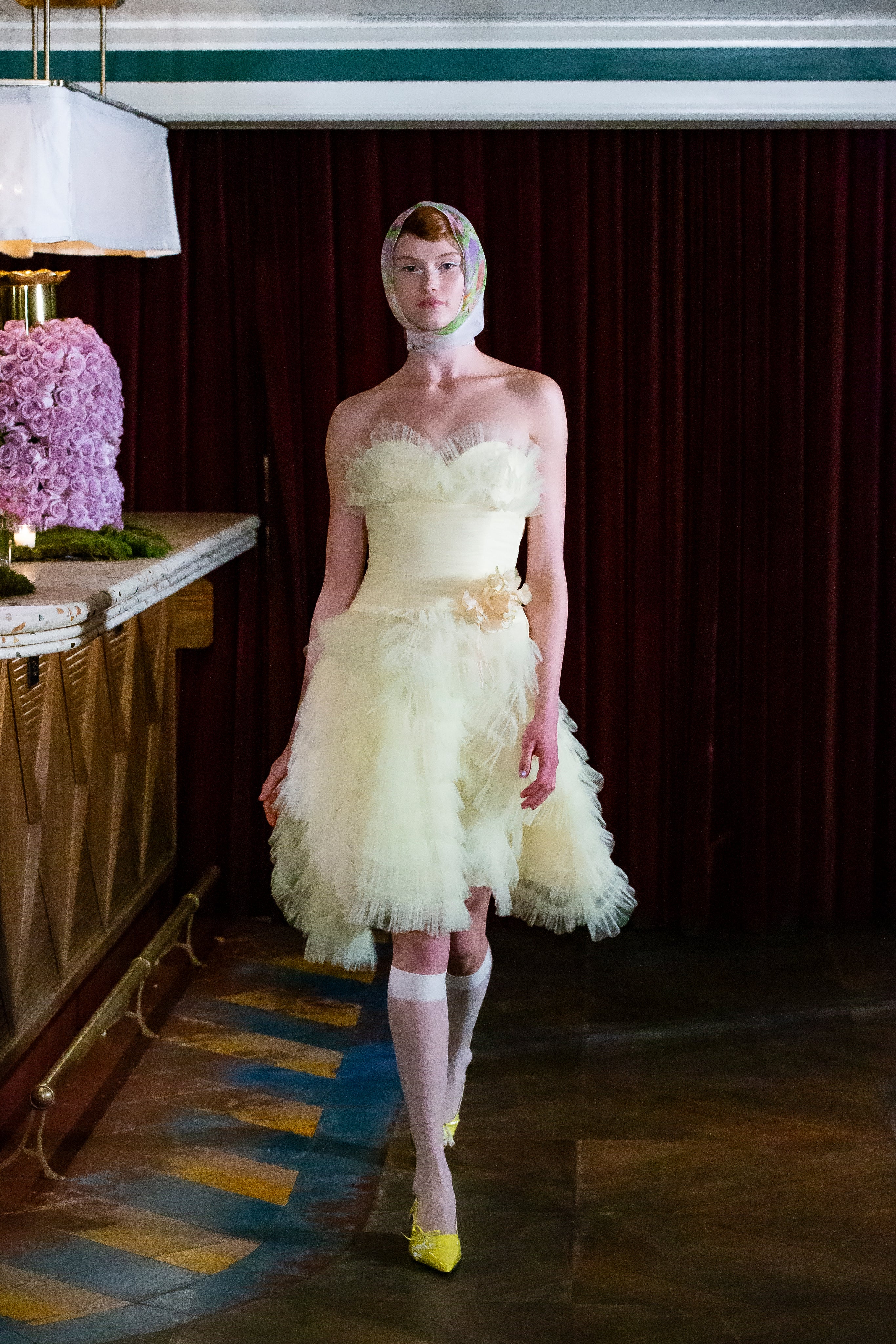 Party Girl Strapless Tulle Dress - Image 9