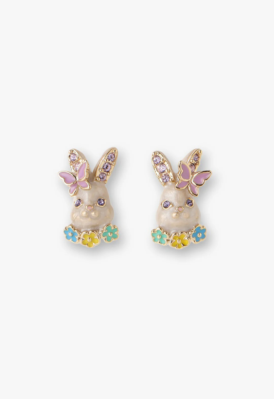 Pastel Bunny Stud Earrings