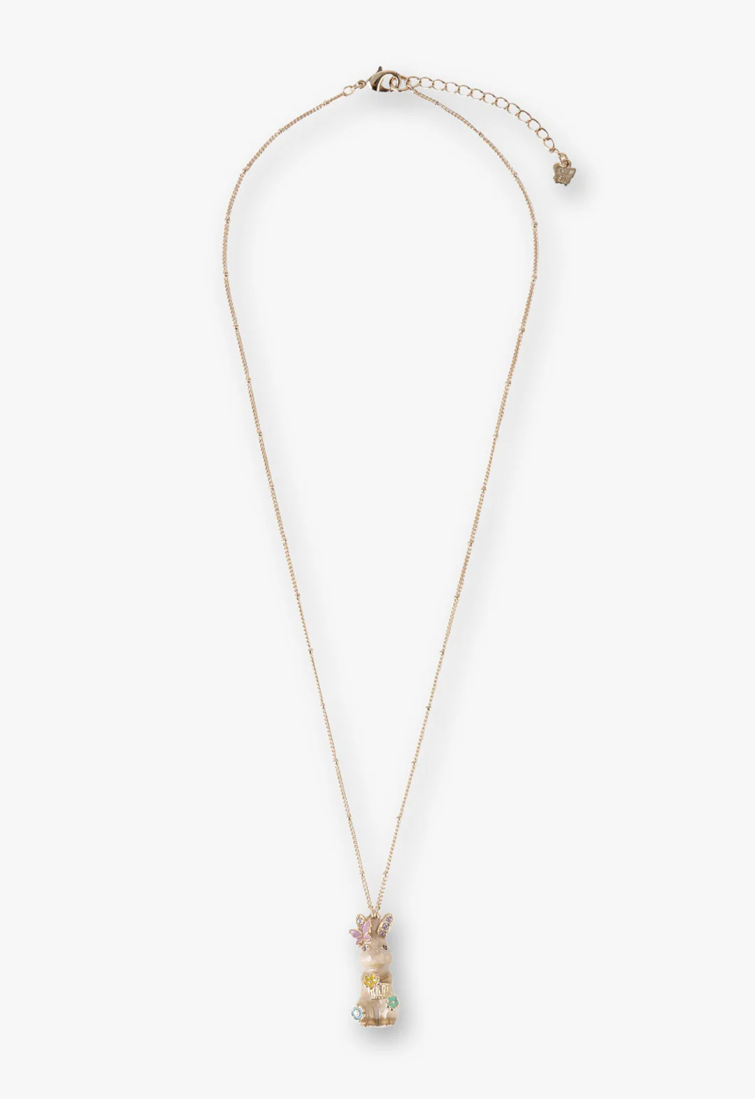 Pastel Bunny Charm Necklace
