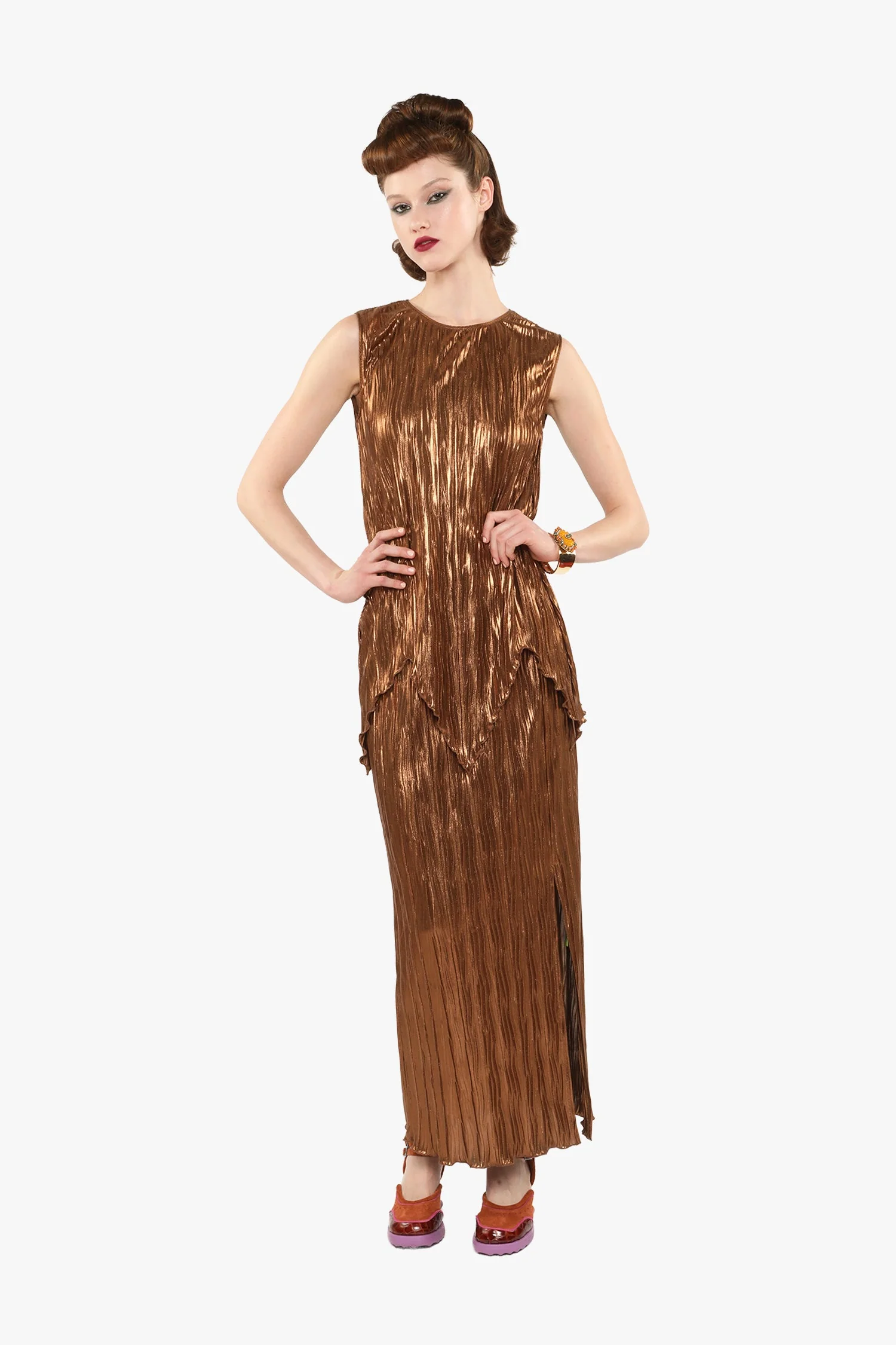 Pleats Sleeveless Top - Image 6