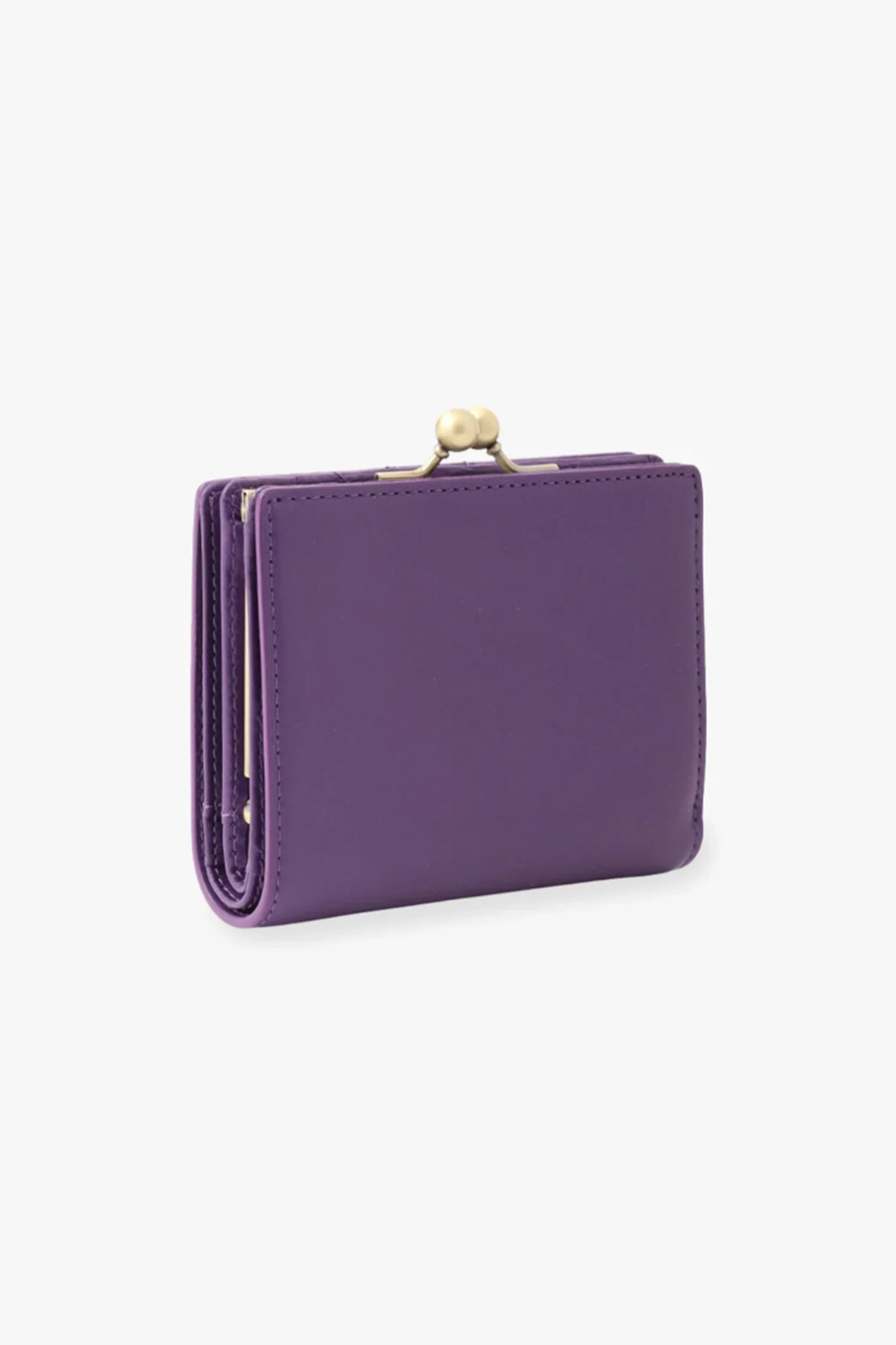 Purple Retro Button Small Wallet - Image 2