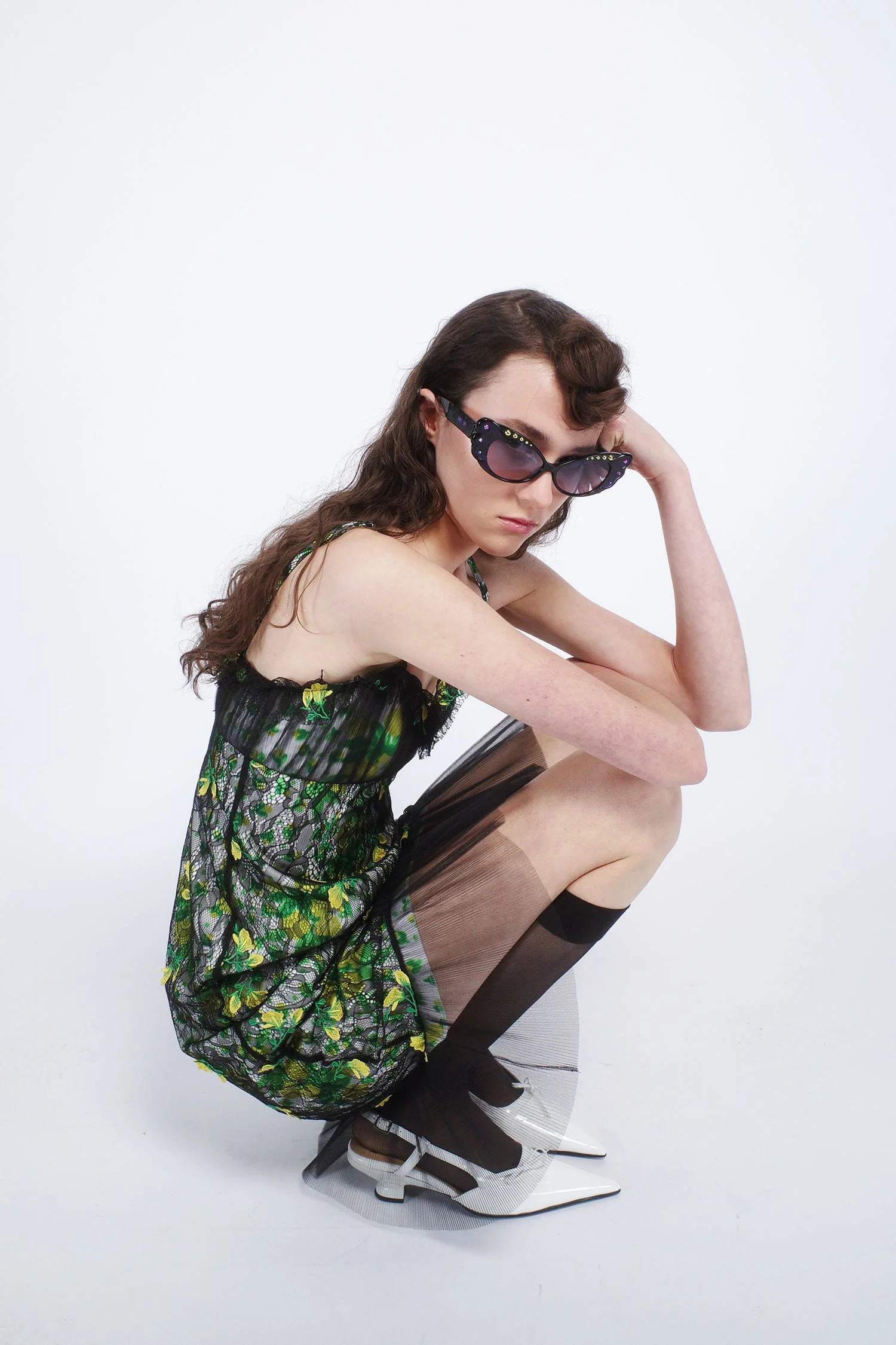 Rosebuds Lace Combo Slip Dress - Image 6