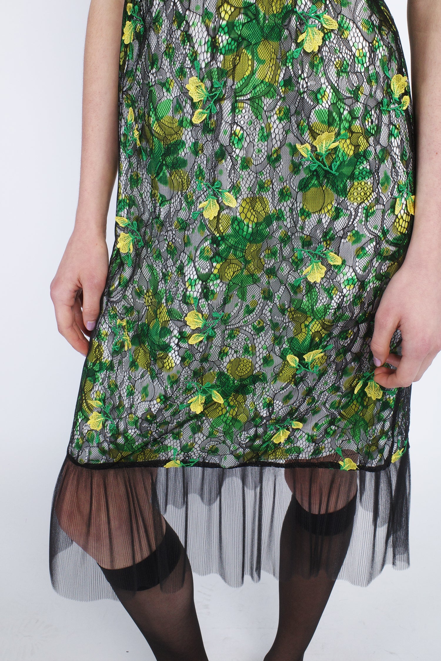 Rosebuds Lace Combo Slip Dress - Image 9