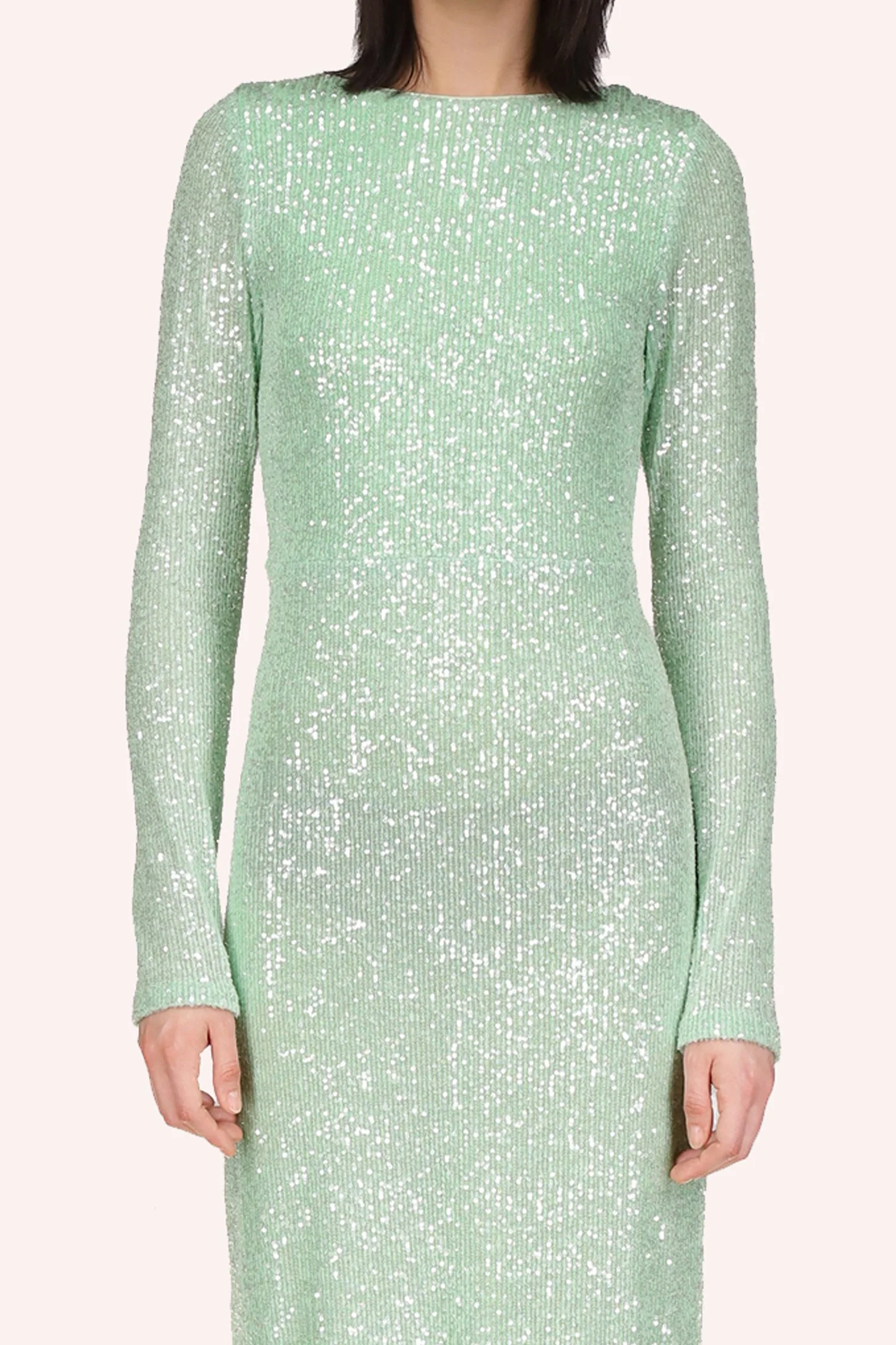 Sequin Mesh Dress - Image 3