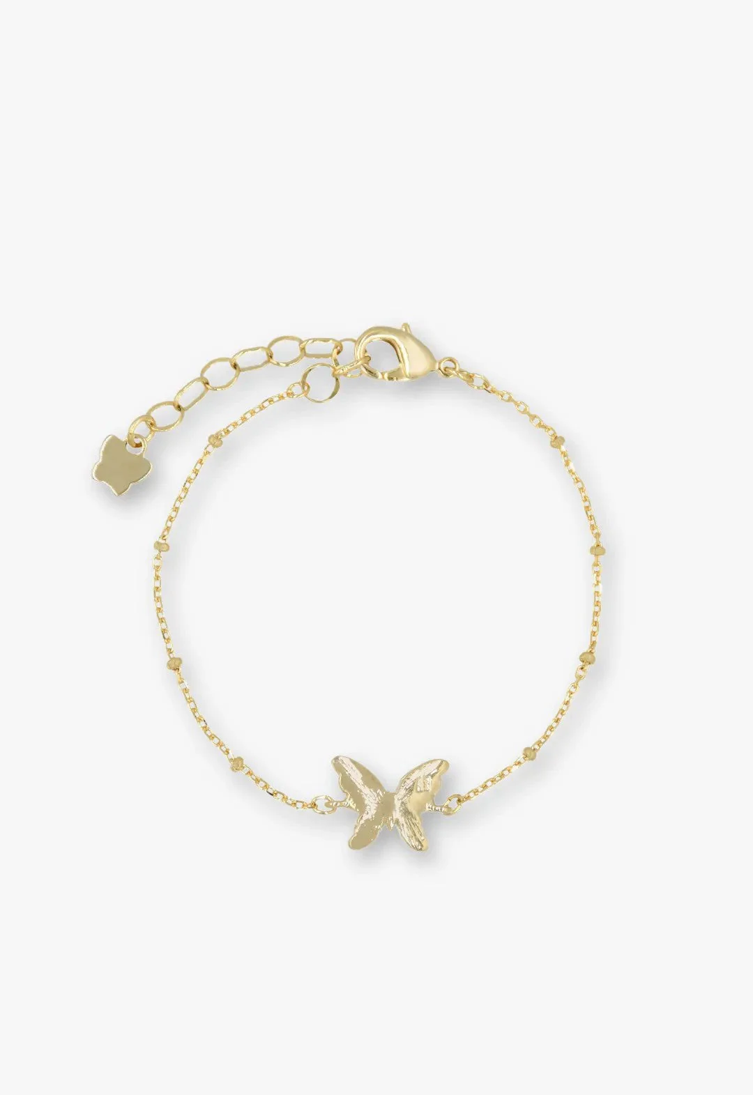 Shining Butterfly Bracelet - Pink Gold - Image 2