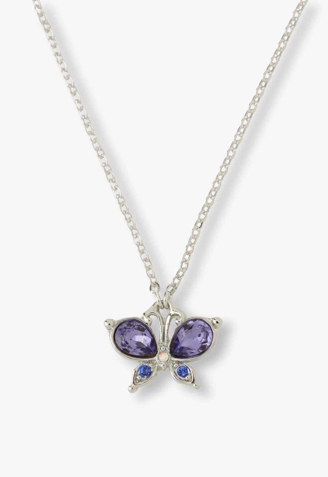 Silver Butterfly Necklace - Image 2