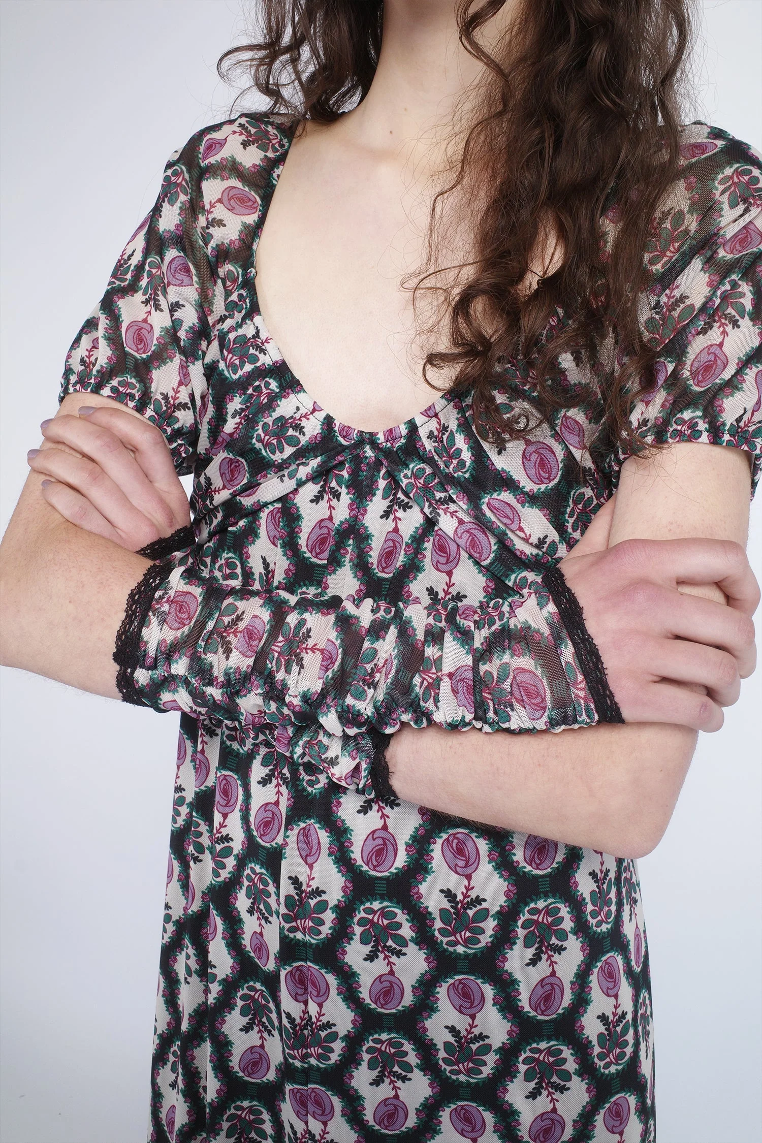 Sleeping Beauty Mesh Bow Dress - Image 6