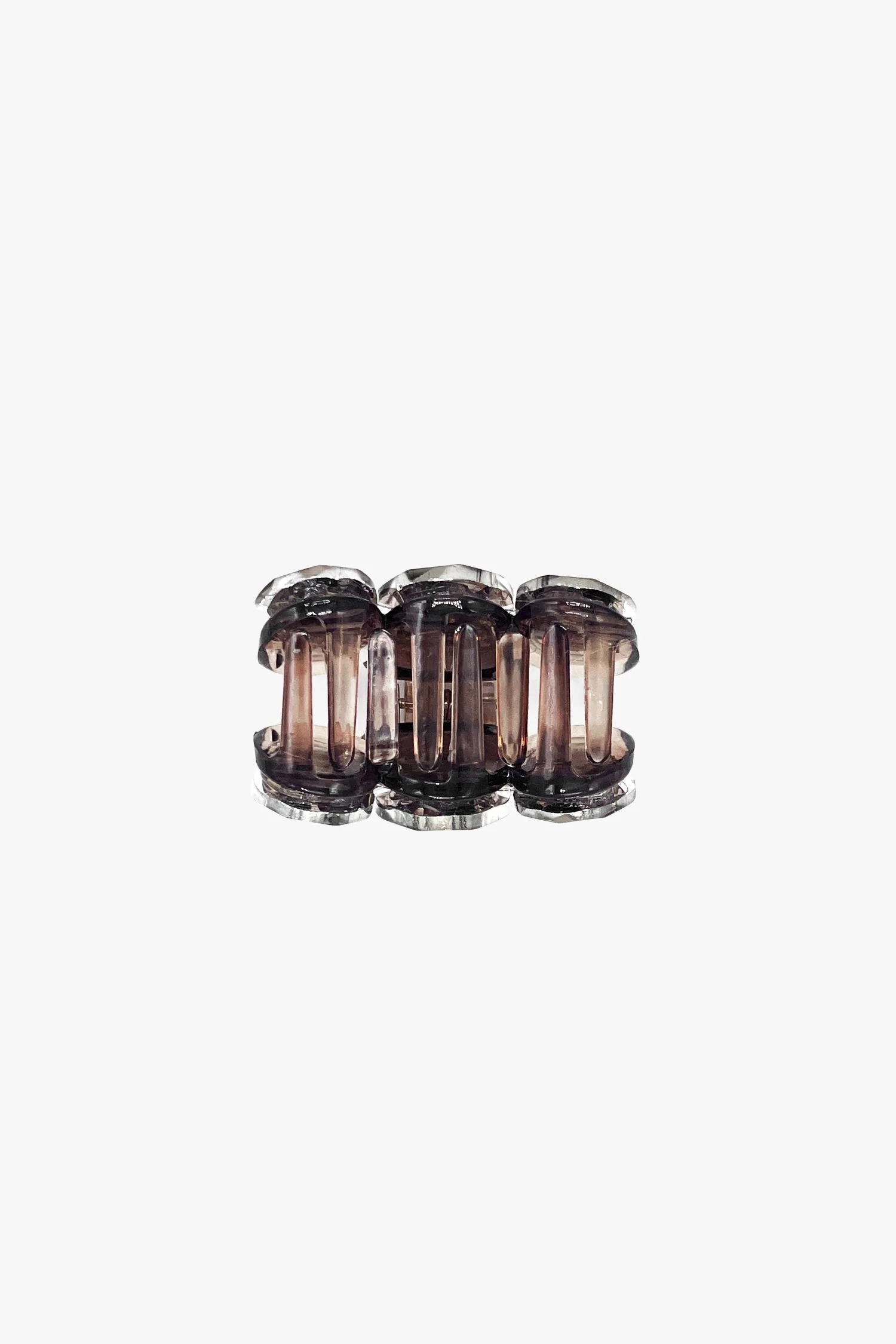 Small Crystal Jaw - Brown - Image 2