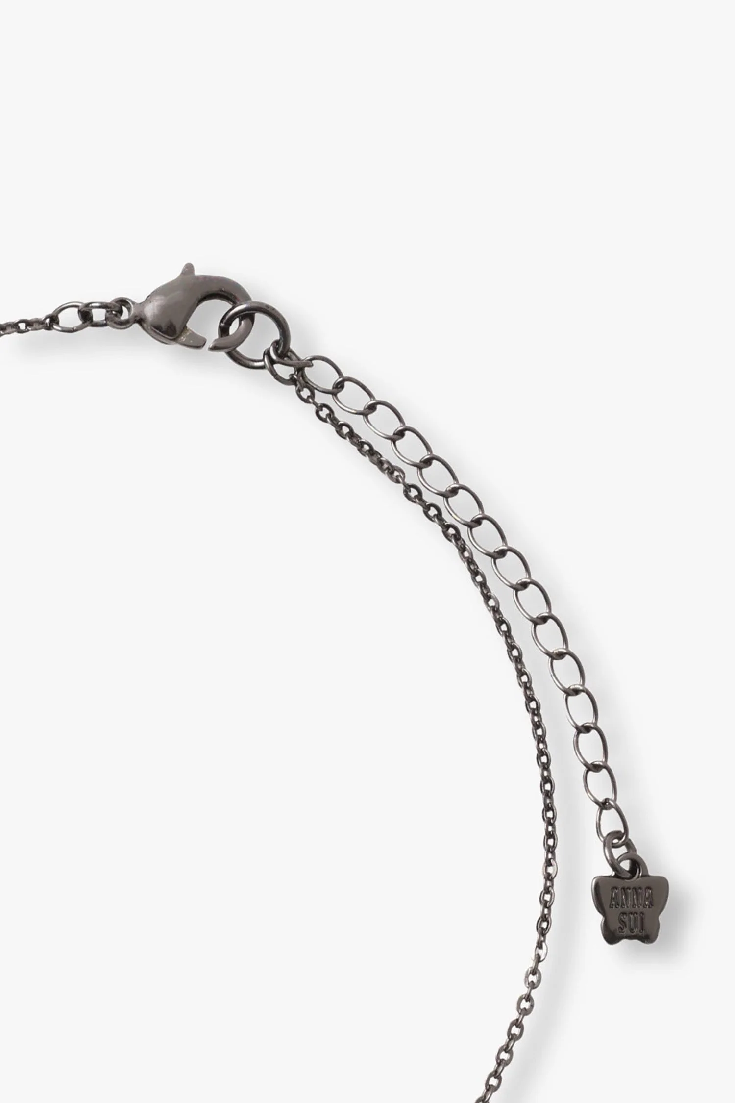 Lucky Horseshoe Necklace - Gunmetal - Image 3