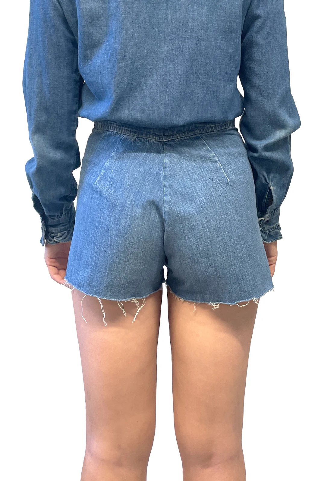 Souvenirs San Francisco High Rise Denim Cutoff Shorts - Image 3