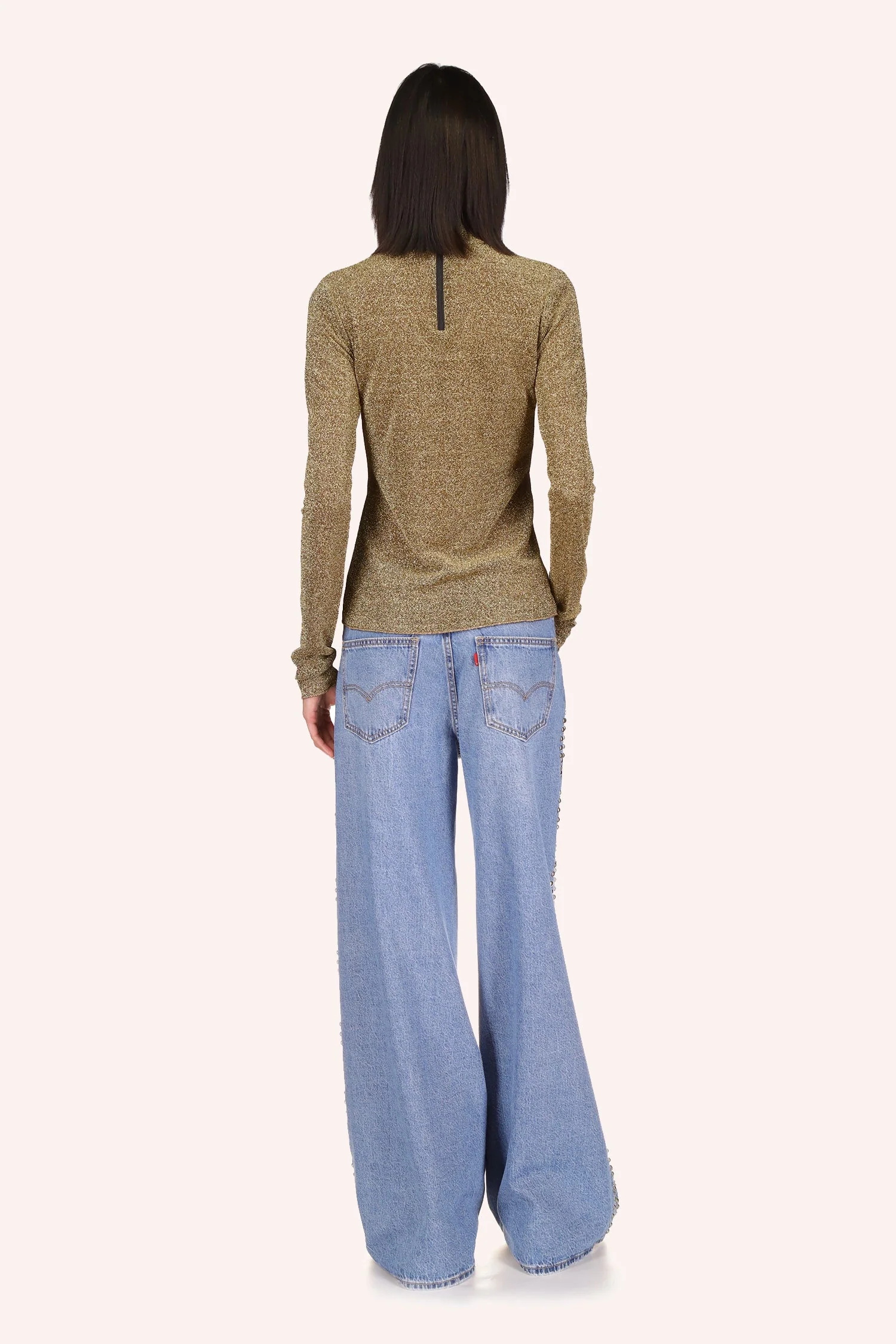 Sparkling Mesh Turtleneck - Image 5