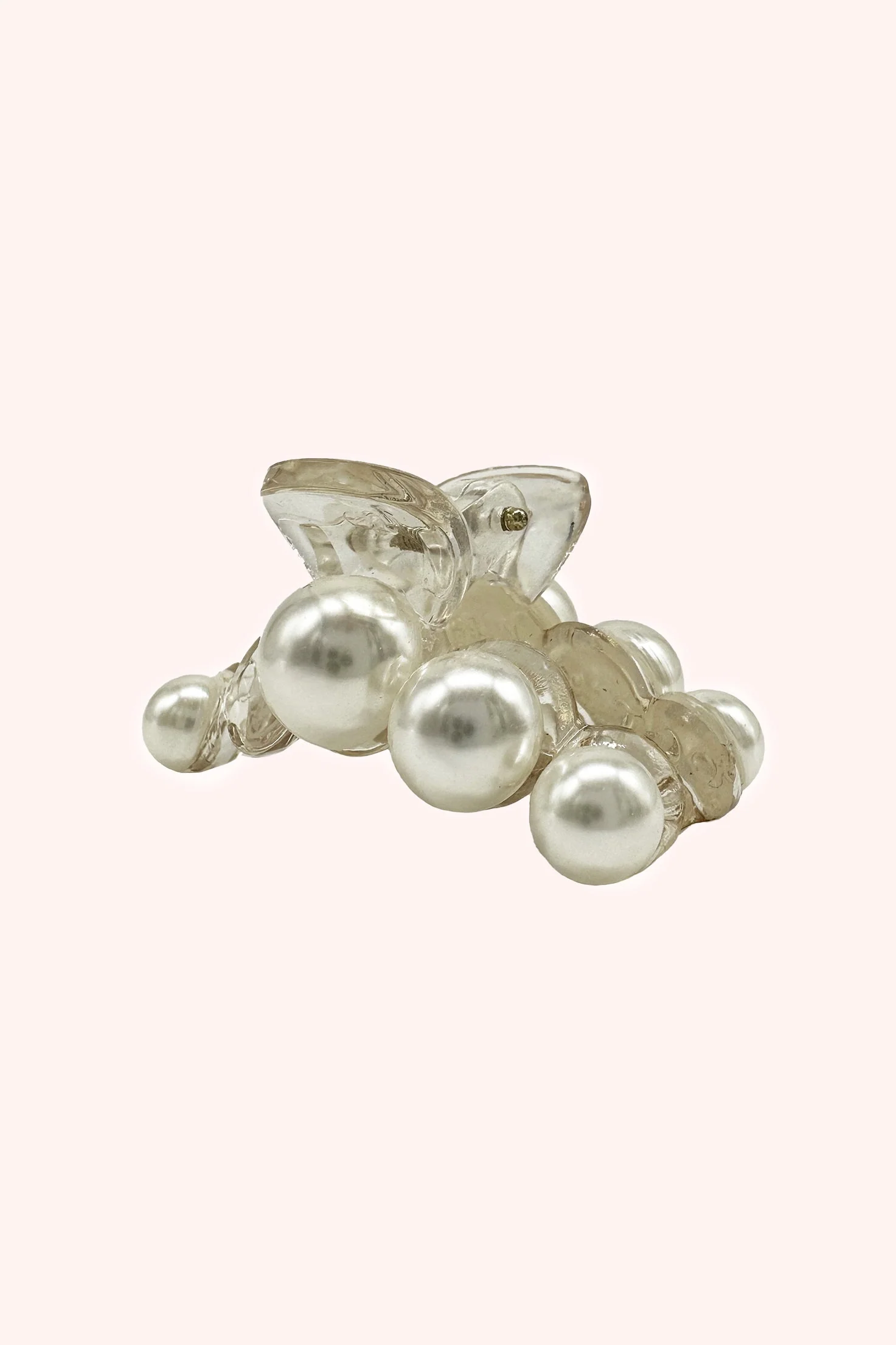 String of Pearls Mini Jaw Clip Ivory - Image 2