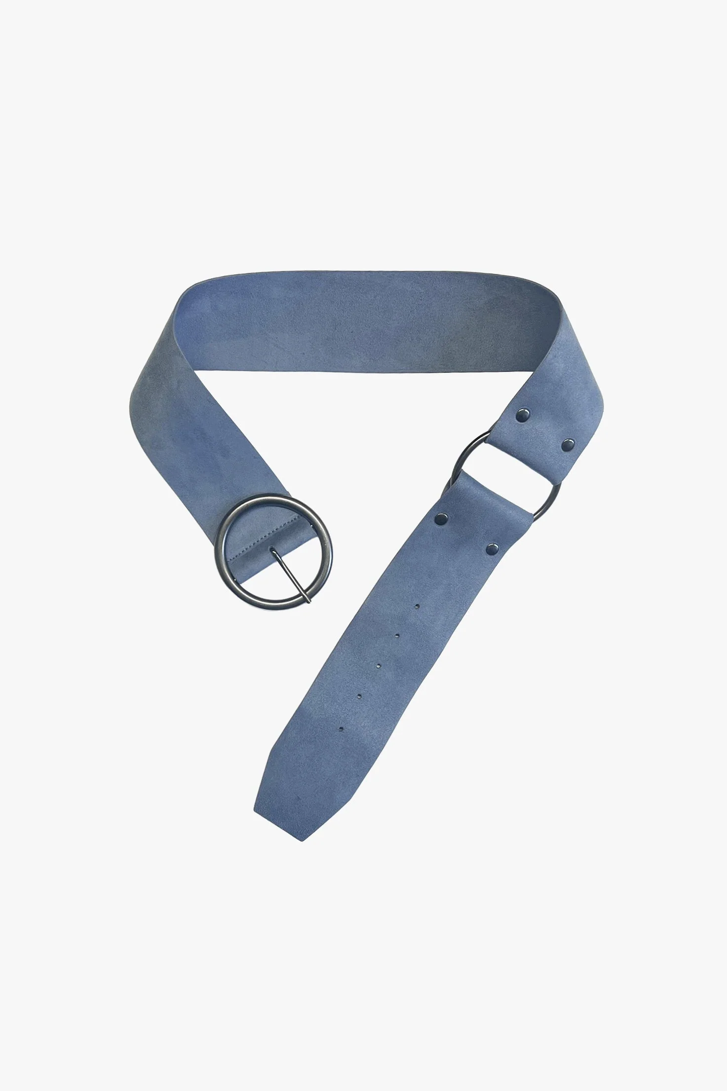 Suede Belt - Denim
