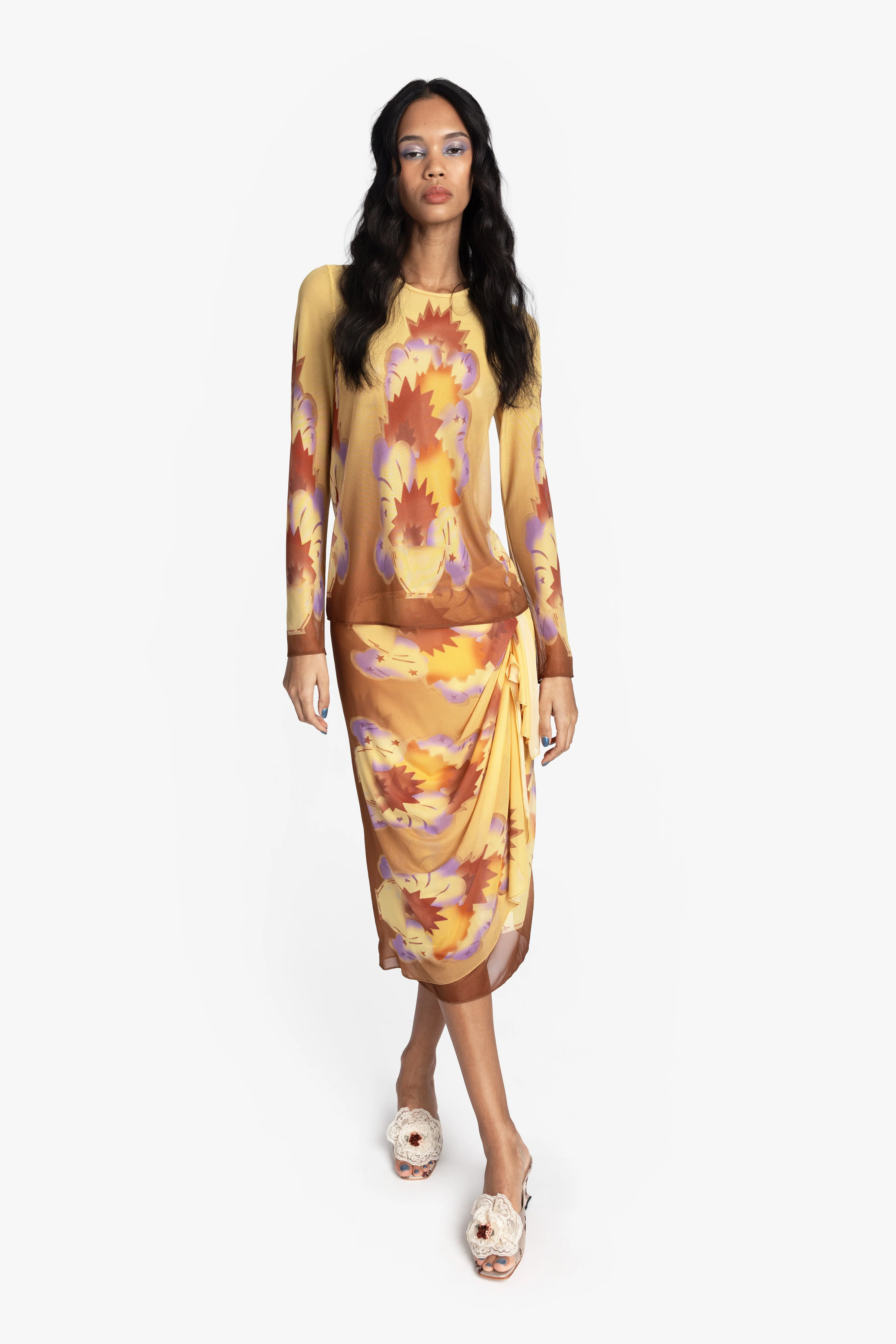 Sunburst Mesh Top - Image 6