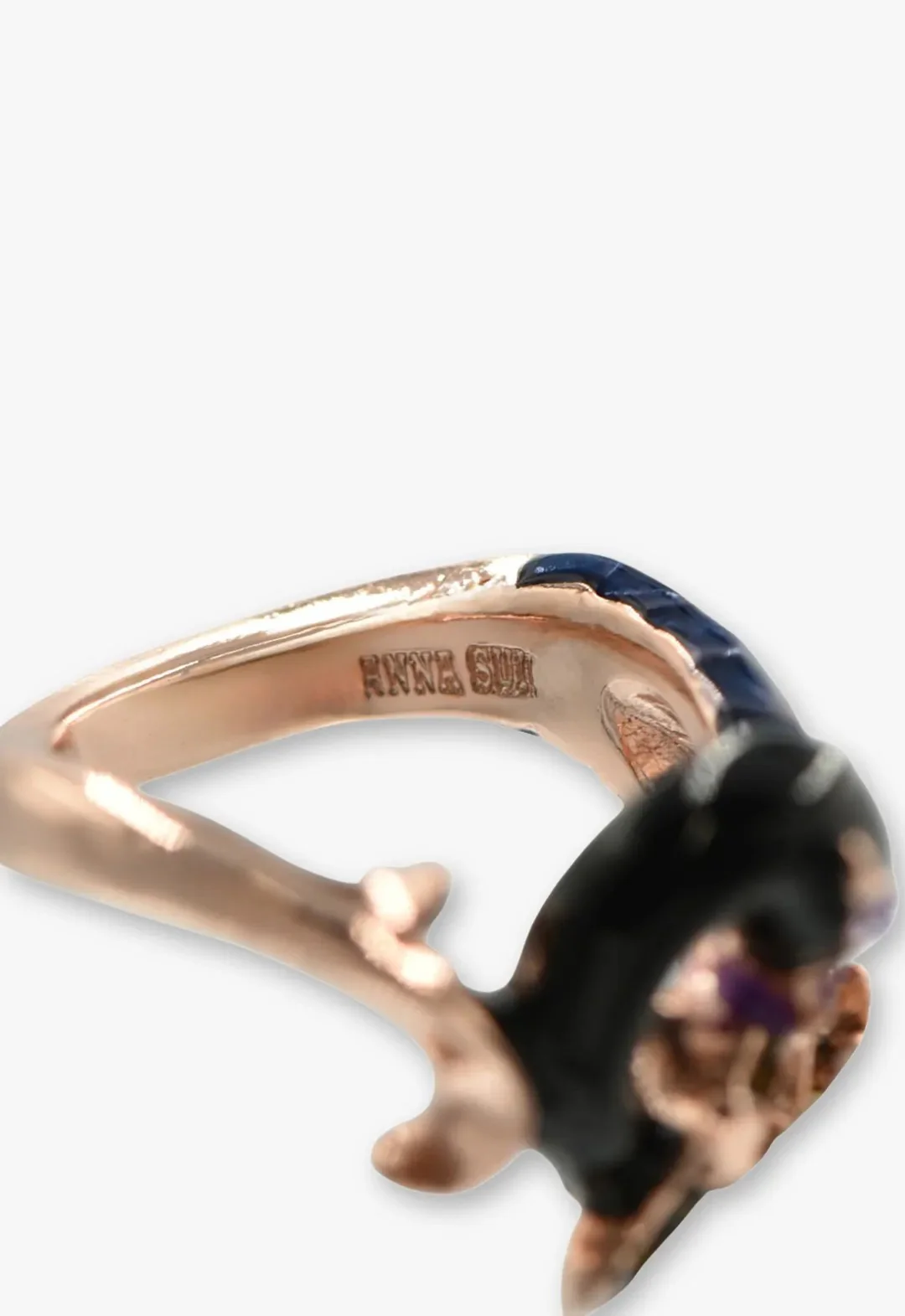 Celestial Swan Ring - Black - Image 3