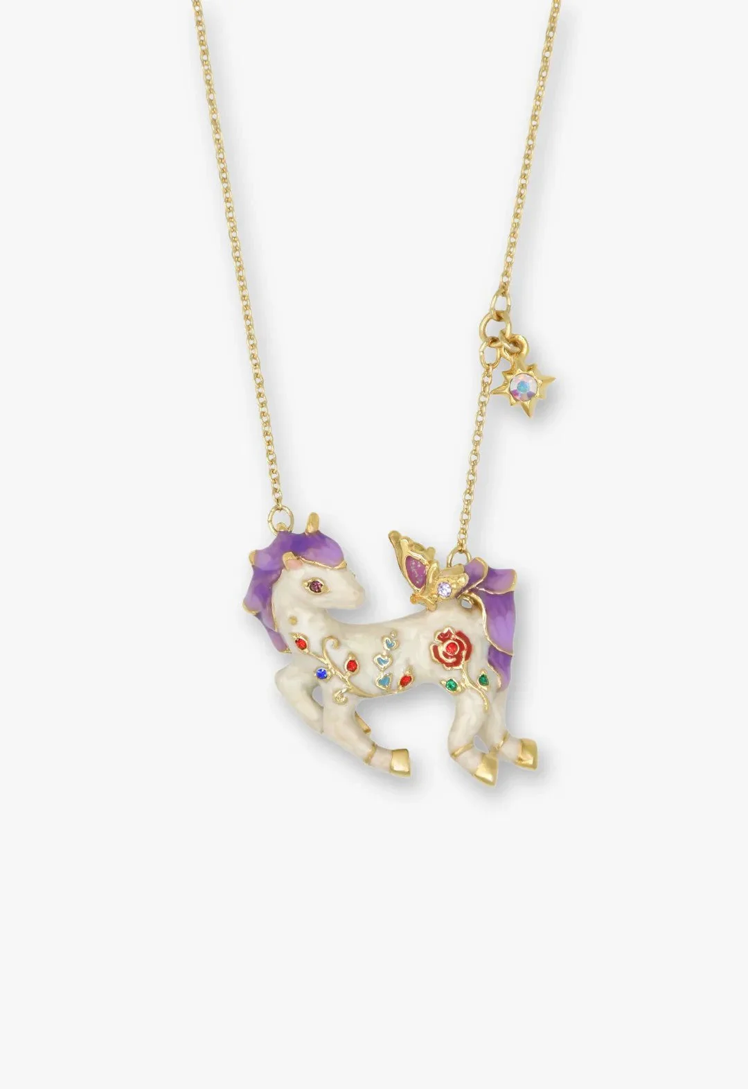 Twilight Unicorn Necklace - Ivory - Image 2