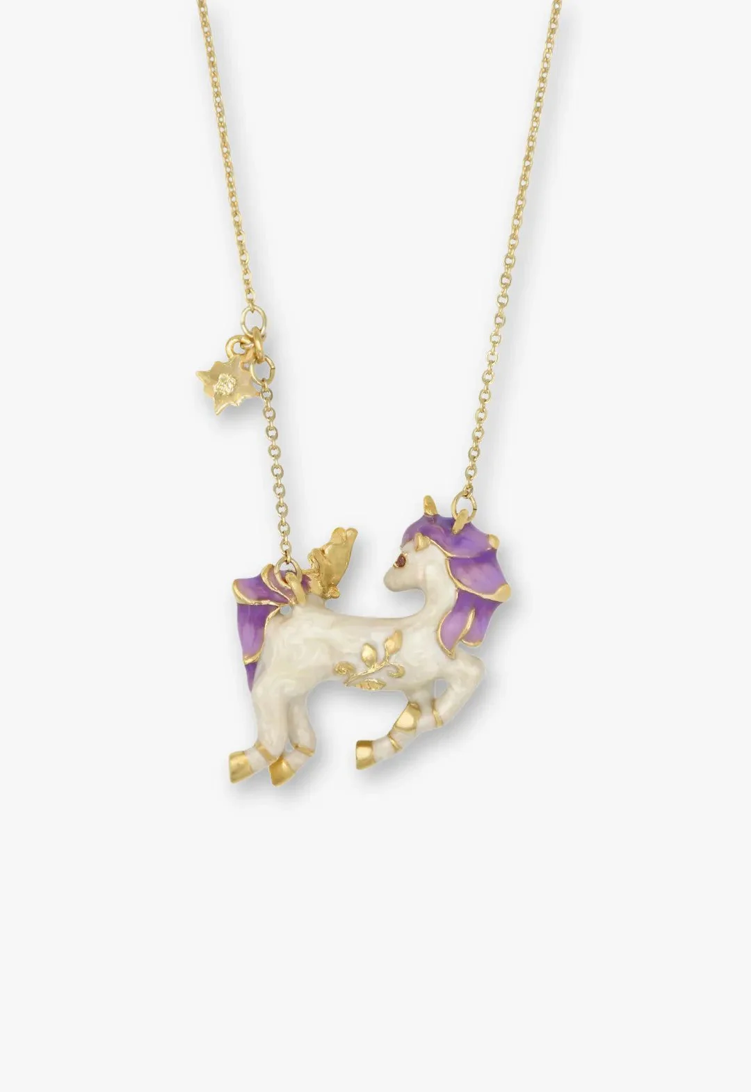 Twilight Unicorn Necklace - Ivory - Image 3