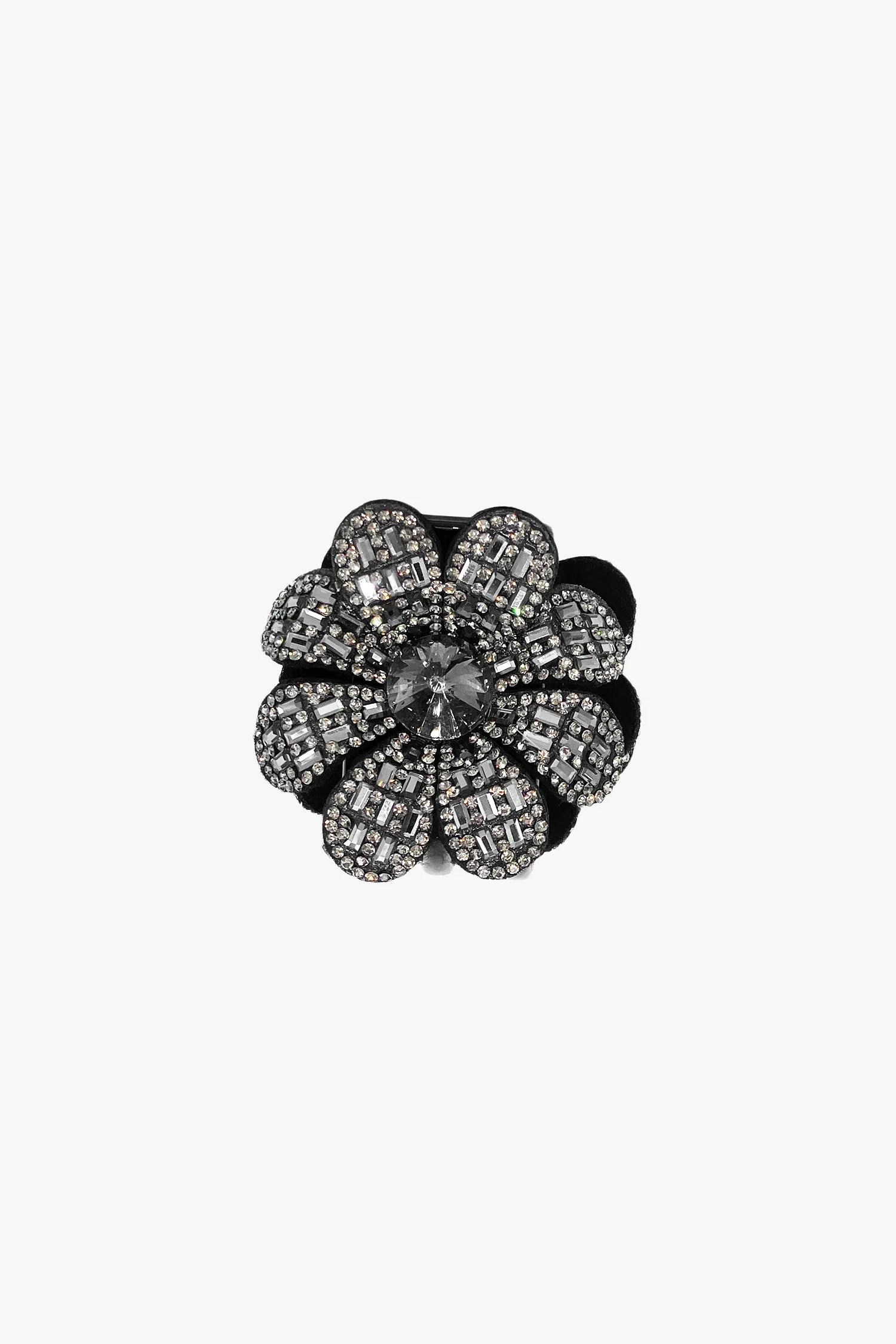 Swarovski Flower Jaw - Hematite