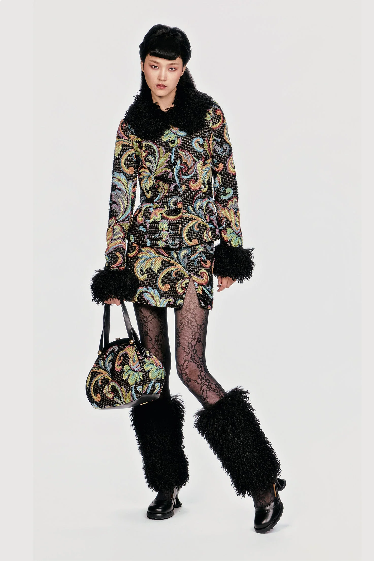 Tapestry Mini Skirt - Image 3