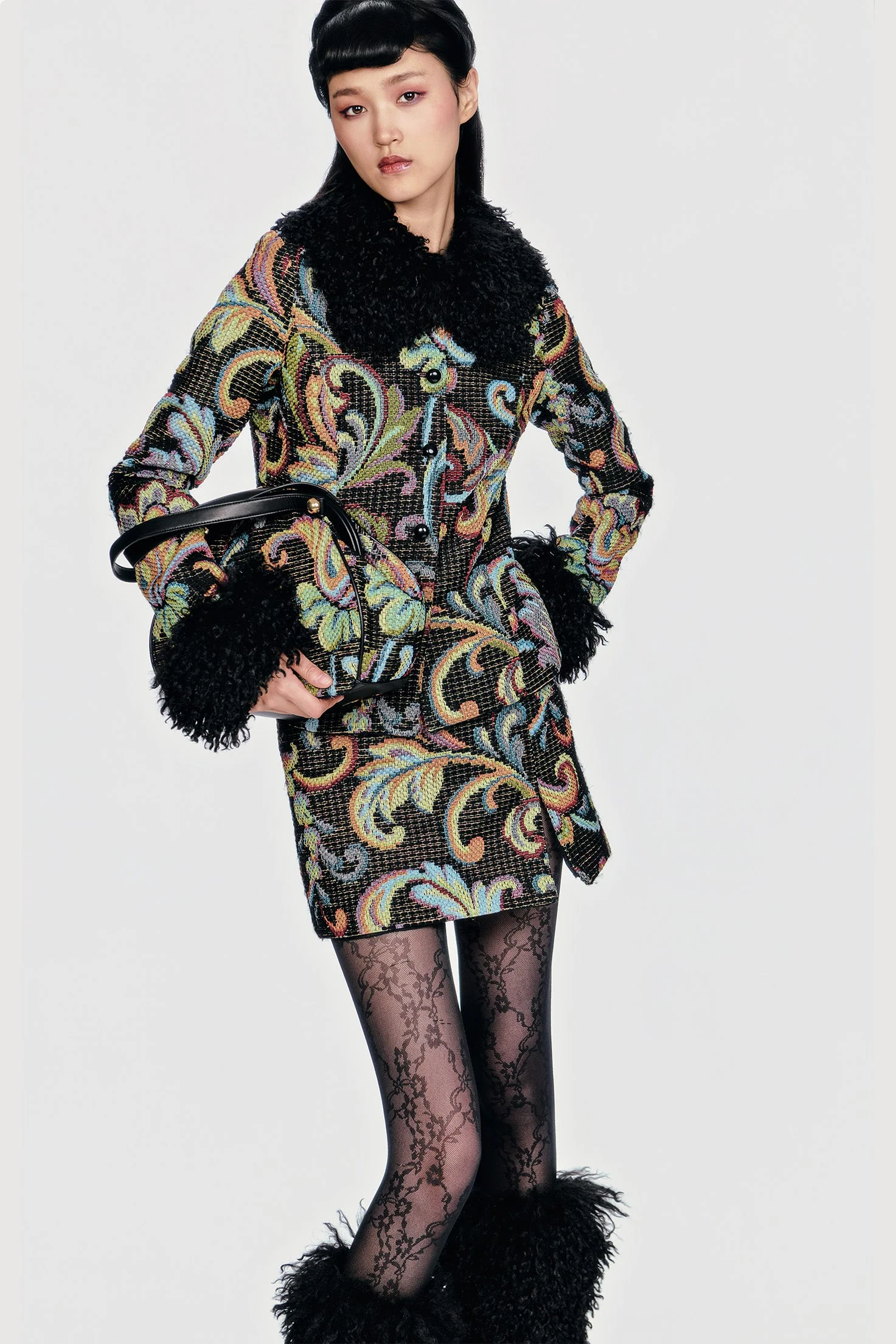 Tapestry Mini Skirt - Image 4
