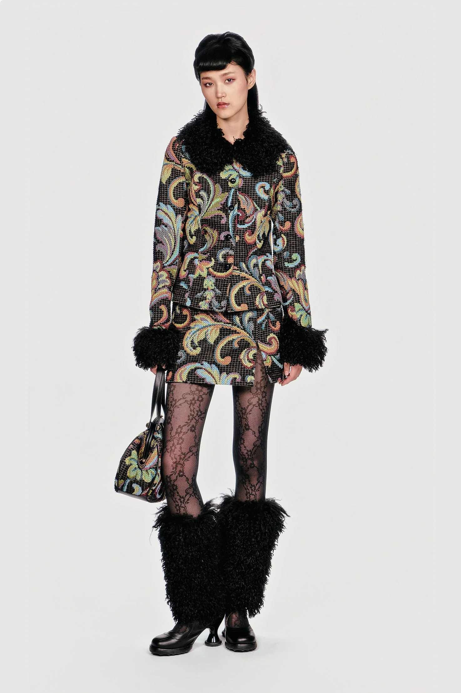 Tapestry Mini Skirt - Image 5