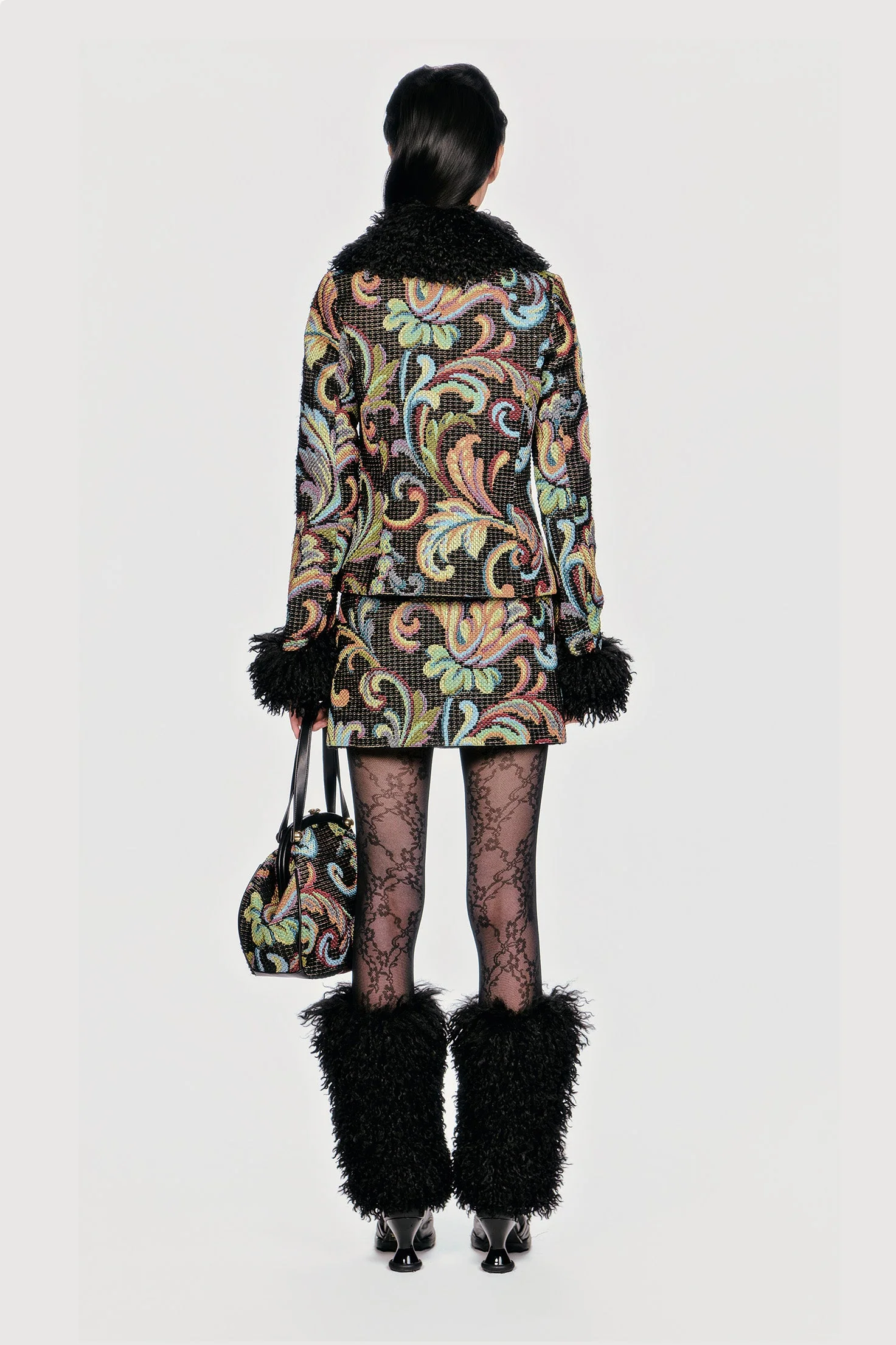 Tapestry Mini Skirt - Image 7