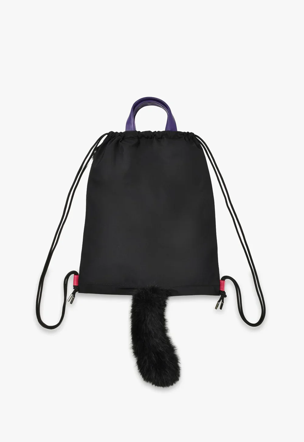 Black Cat Drawstring Bag - Image 2