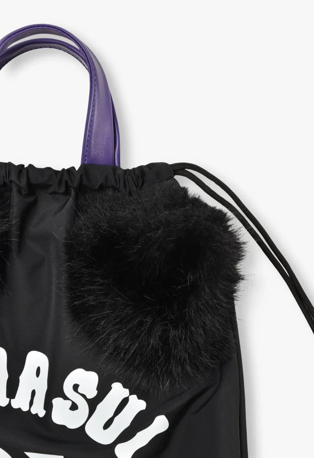 Black Cat Drawstring Bag - Image 4