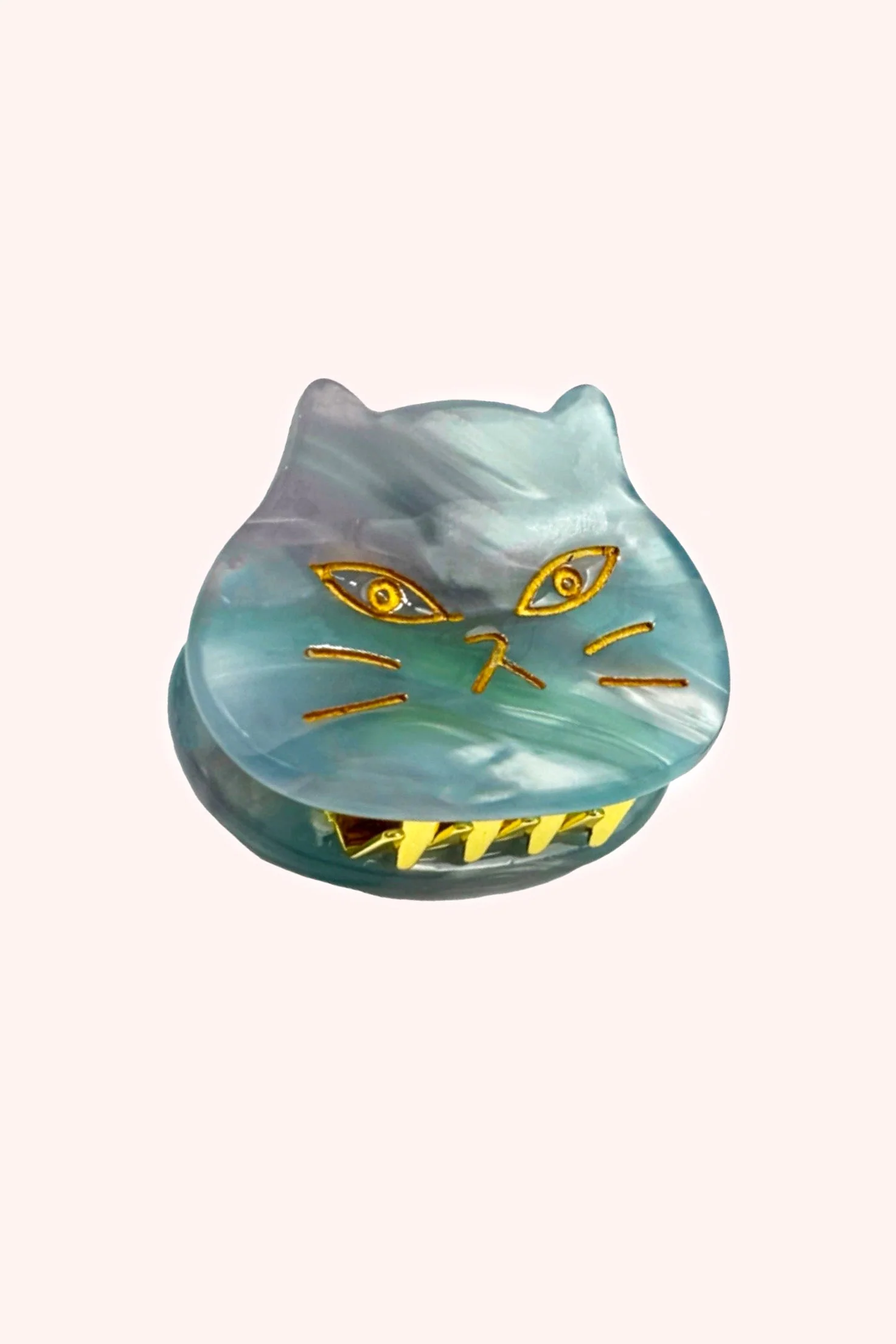 The Cat's Meow Jaw Clip Pair Sky Blue - Image 2