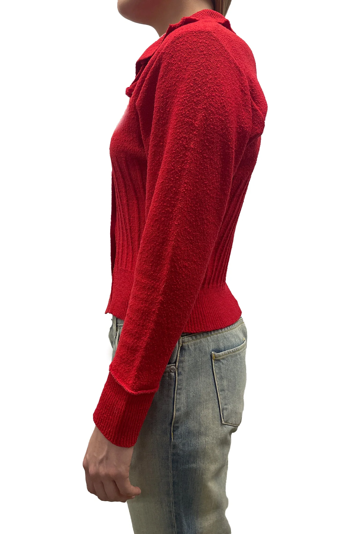 Vintage 50's Boucle Button Up Cardigan - Image 2