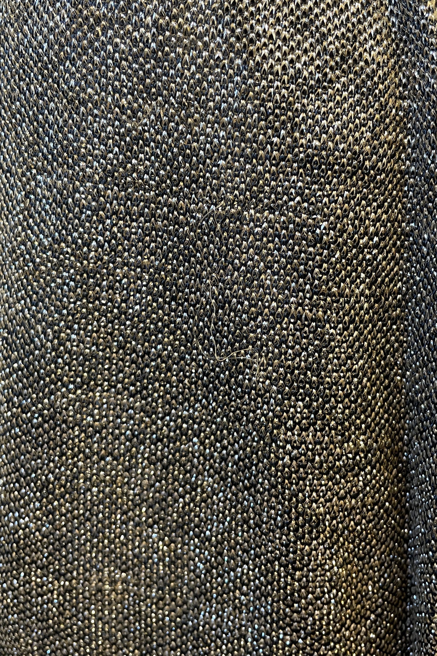 Vintage 60's Gold Metallic Knit Beaded Dress by Irene for D.D. Marsh Originals - Image 3