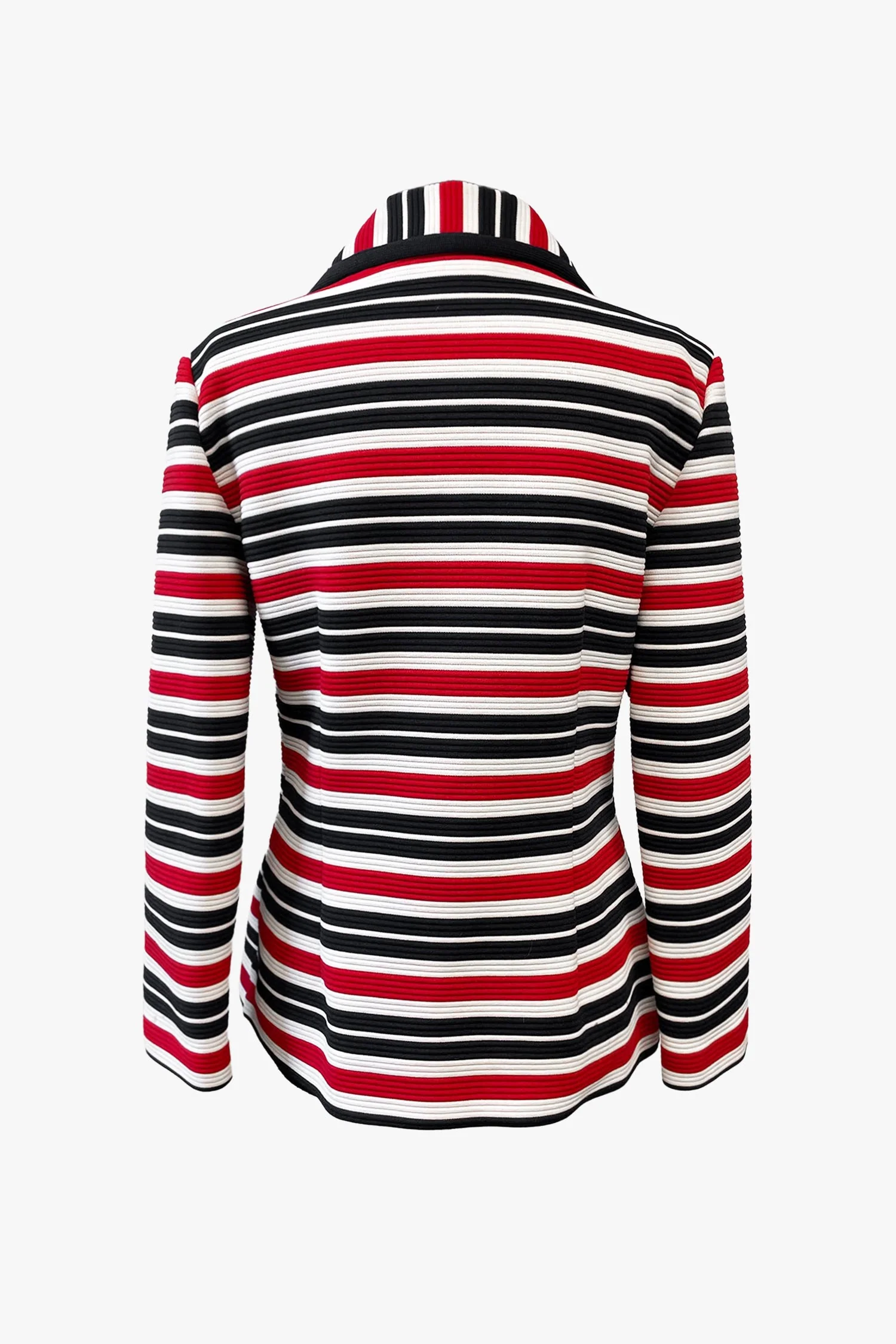 Vintage Butte Knit Striped Blazer - Image 2