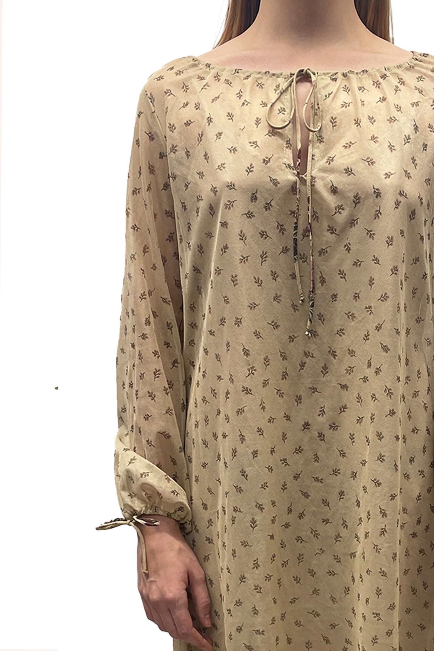 Vintage Floral Sheer Tunic - Image 4