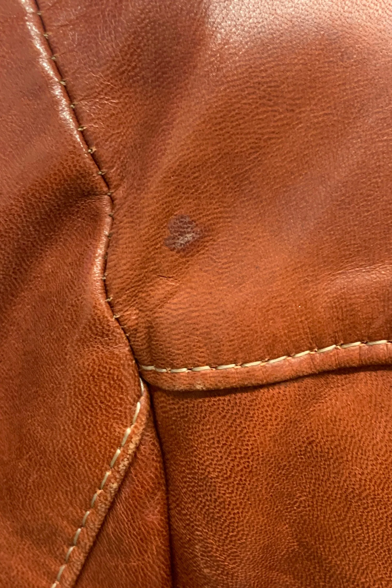 Vintage Robert Lewis Idea Glazed Lambskin Leather Jacket Coat - Image 6