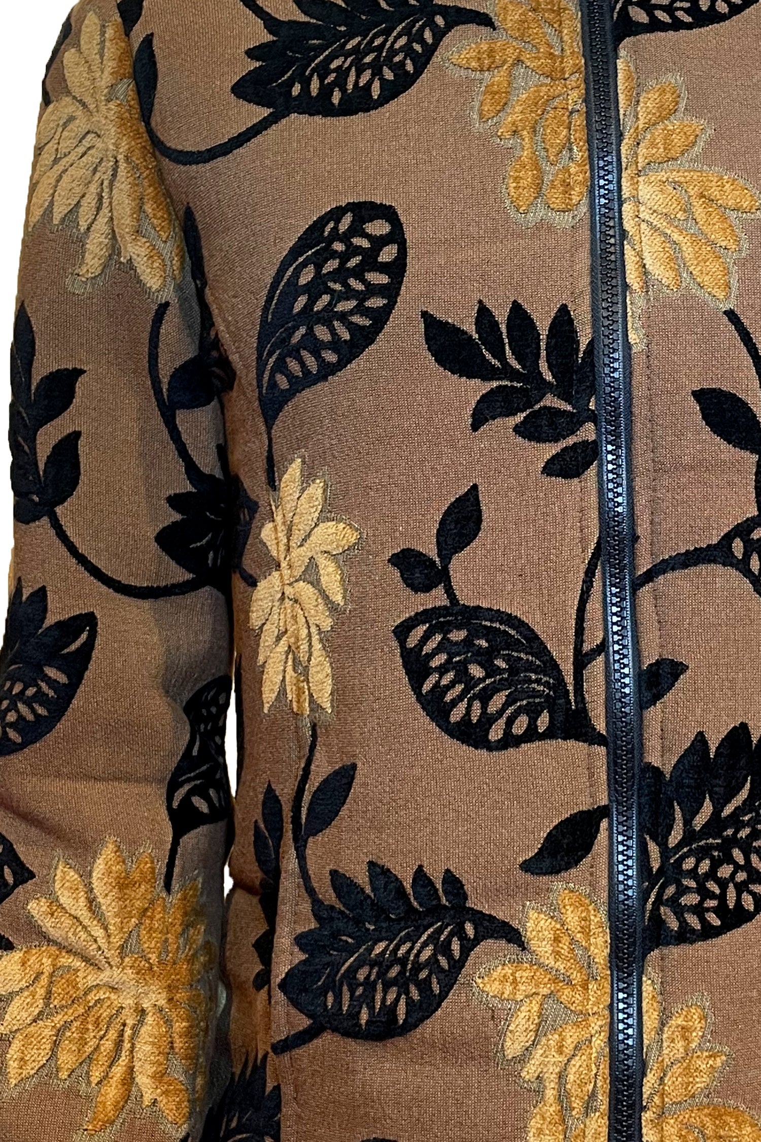 Vintage Scandinavian Chenille Jacquard Jacket - Image 4