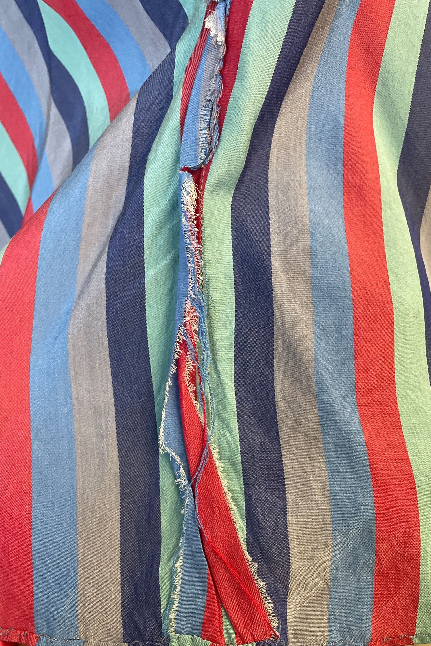 Vintage Silk Crepe De Chine With Smocking Top - Image 3